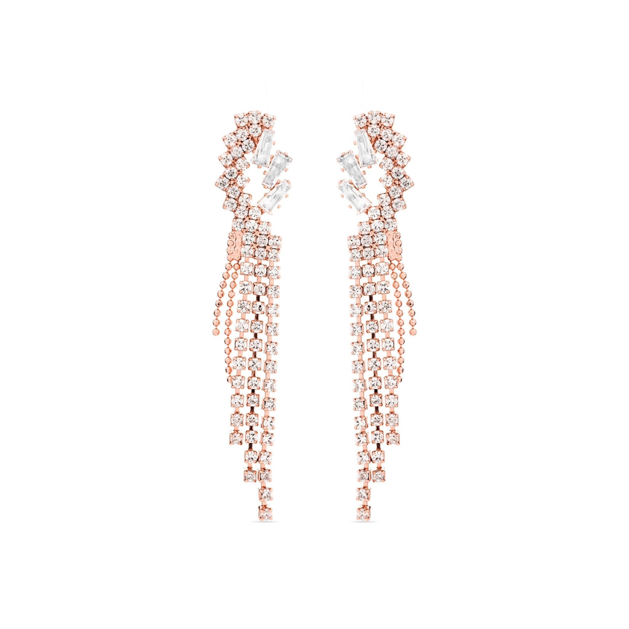 Earrings finished in 18K gold