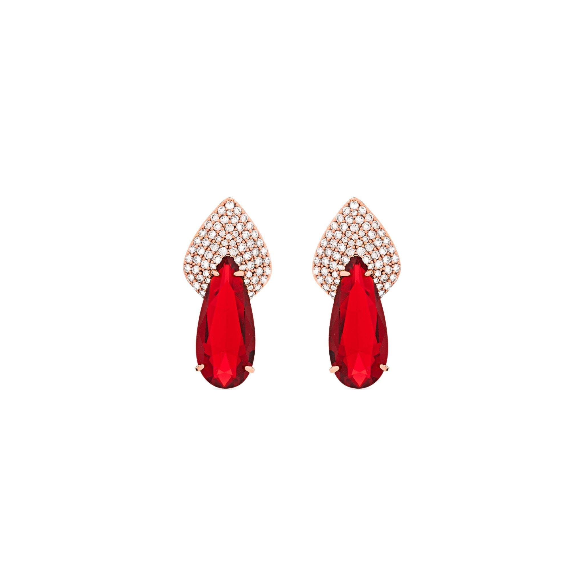 Pendientes acabados en oro 18K