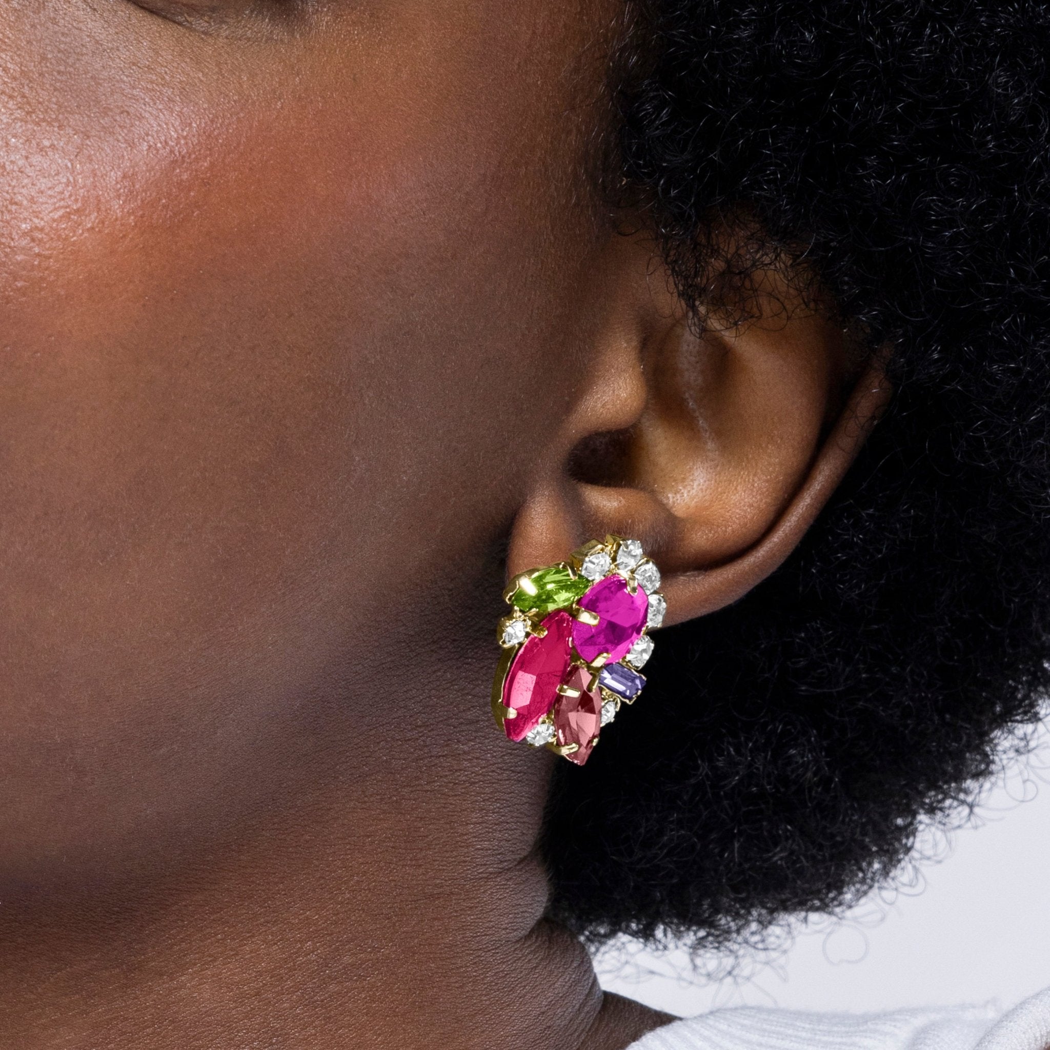 Pendientes acabados en oro amarillo 18k - LUX BY LUX