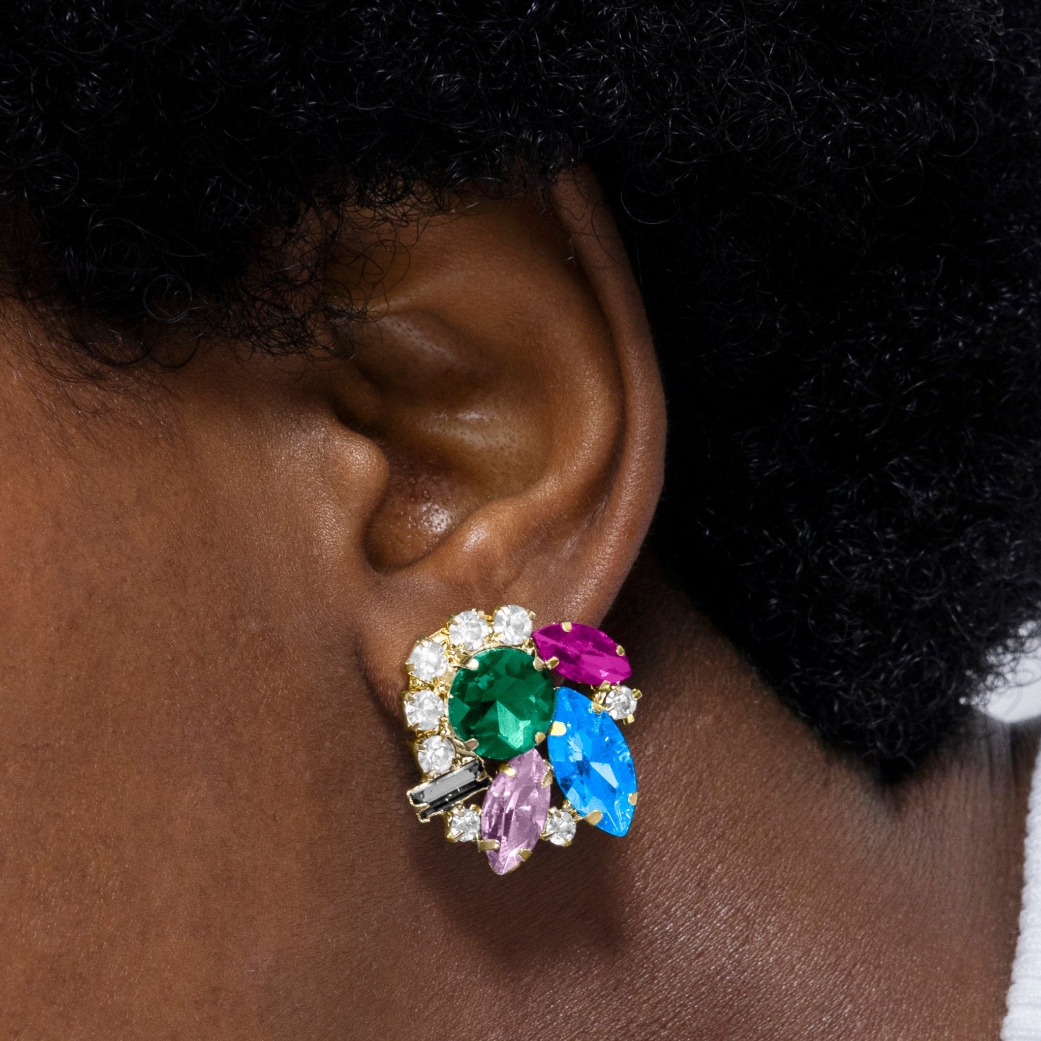 Pendientes acabados en oro amarillo 18k - LUX BY LUX