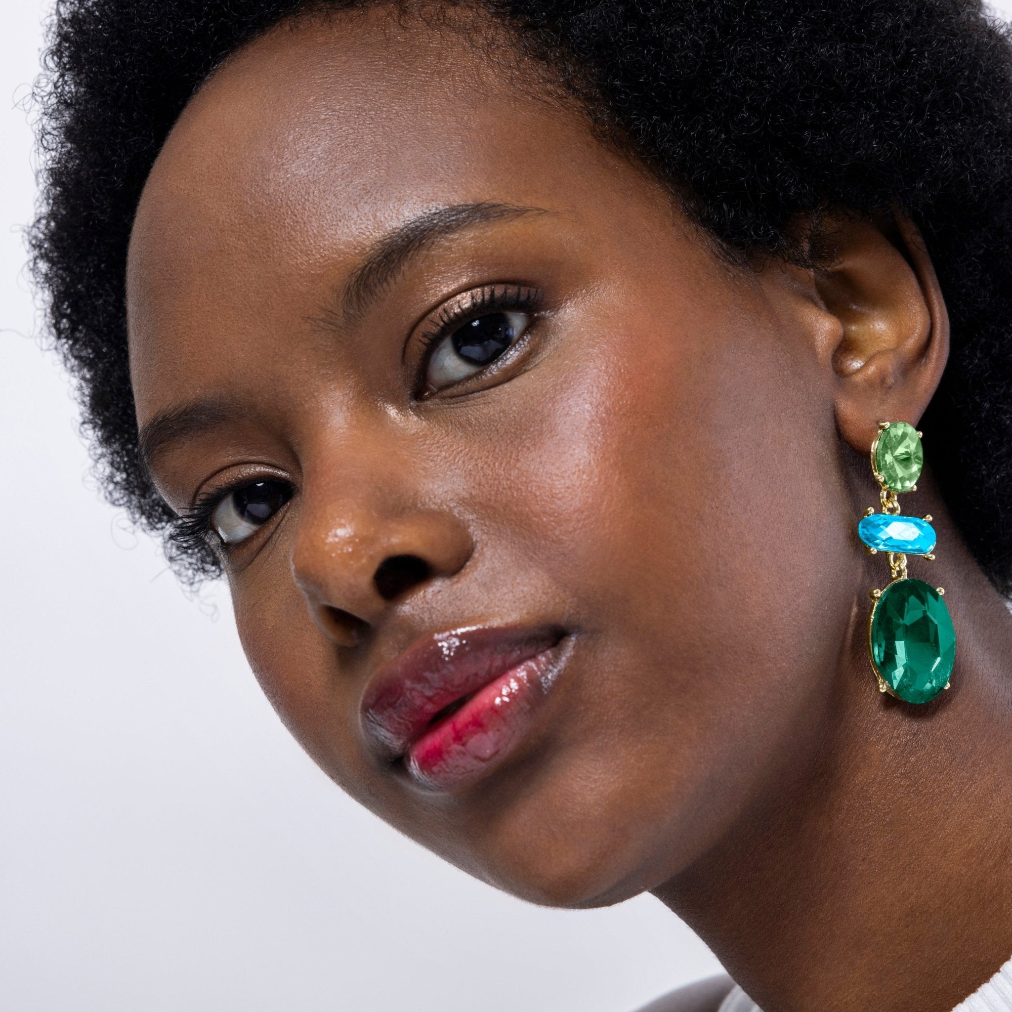 Pendientes acabados en oro amarillo 18k - LUX BY LUX