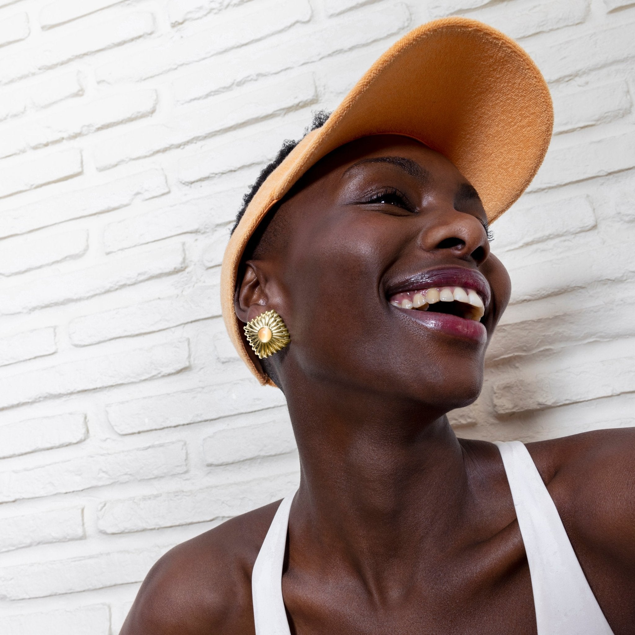 Pendientes acabados en oro amarillo 18K - LUX BY LUX