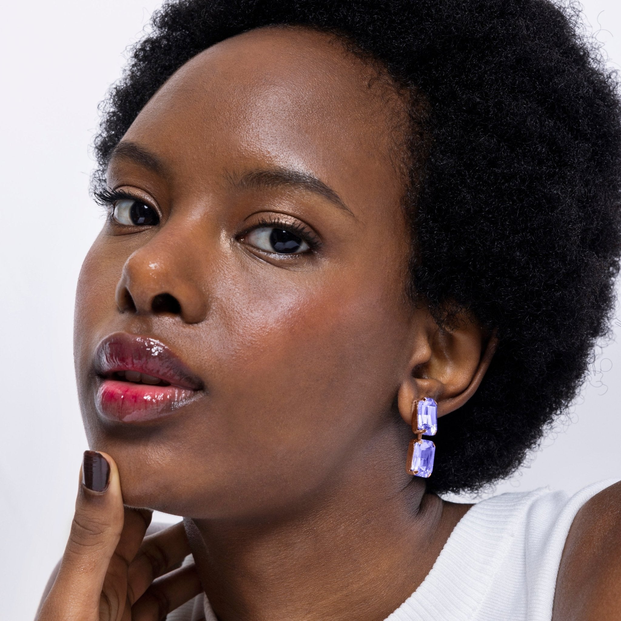 Pendientes acabados en oro amarillo 18k - LUX BY LUX