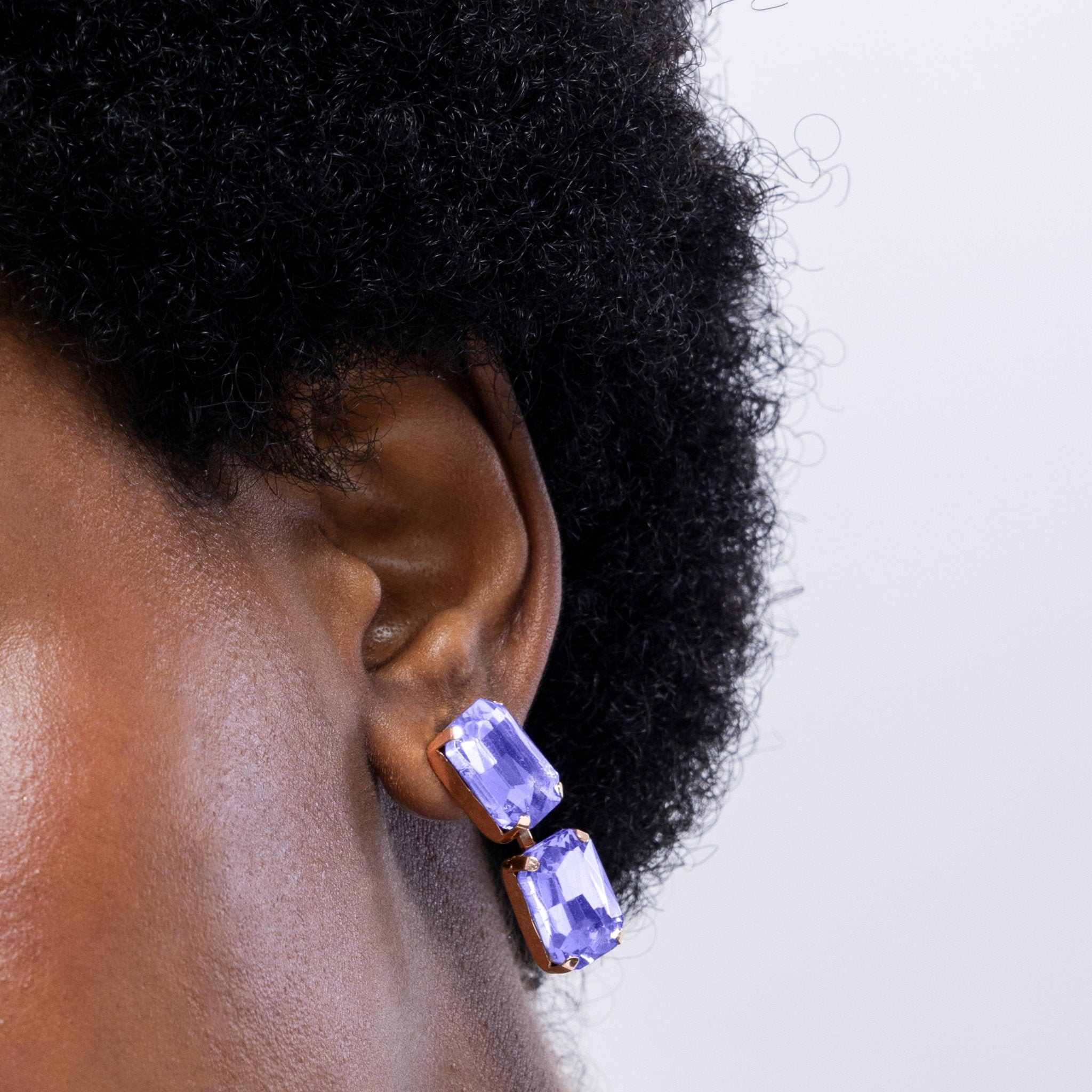 Pendientes acabados en oro amarillo 18k - LUX BY LUX