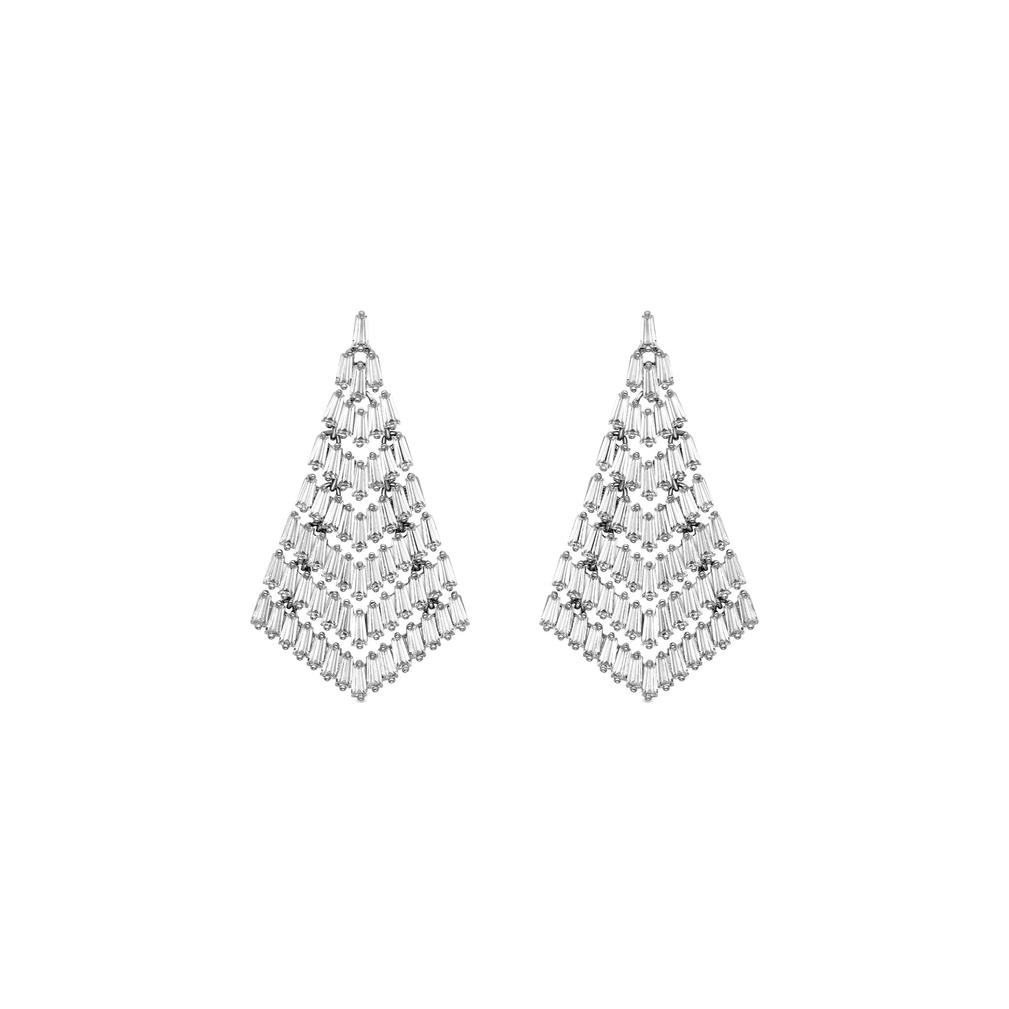 Pendientes acabados en oro rosa de 18K