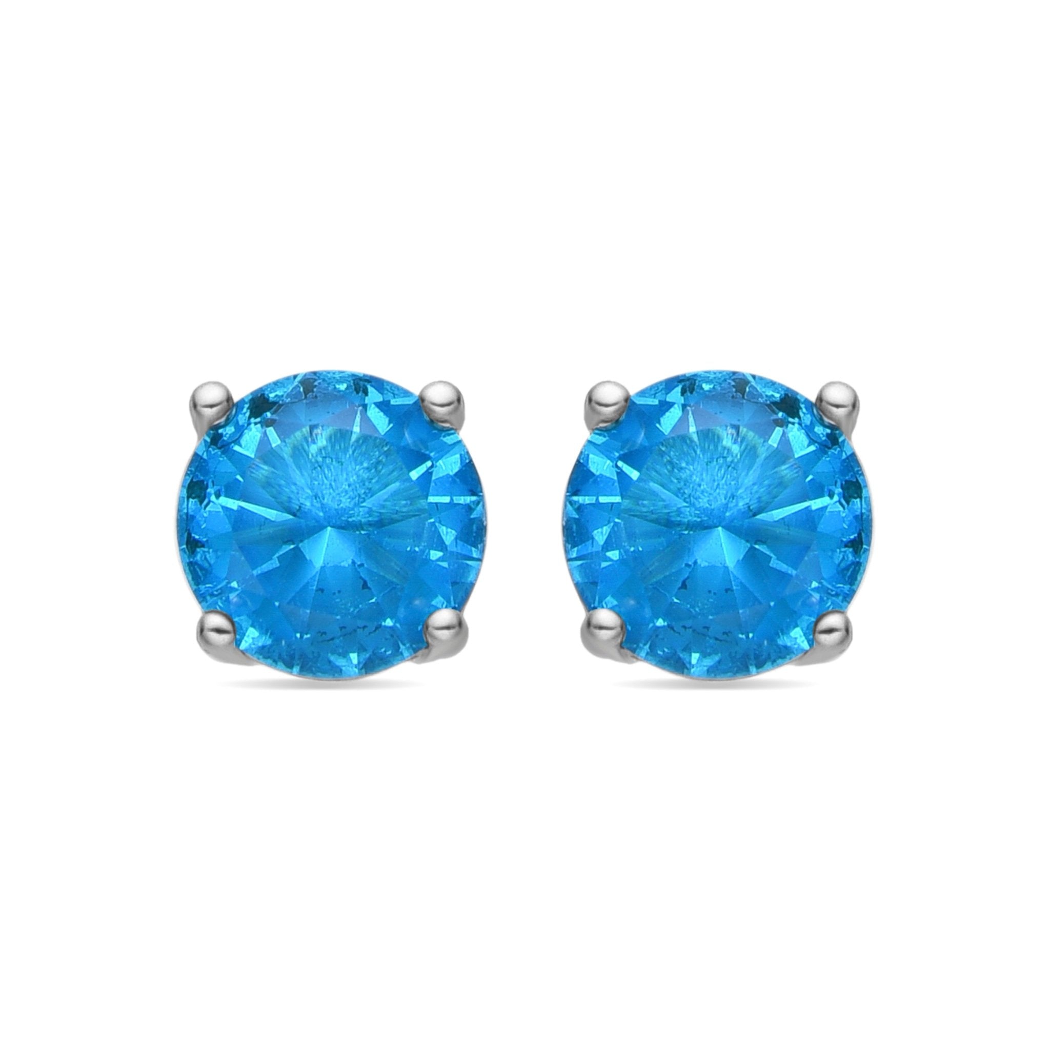 Ohrringe mit Rhodium-Finish