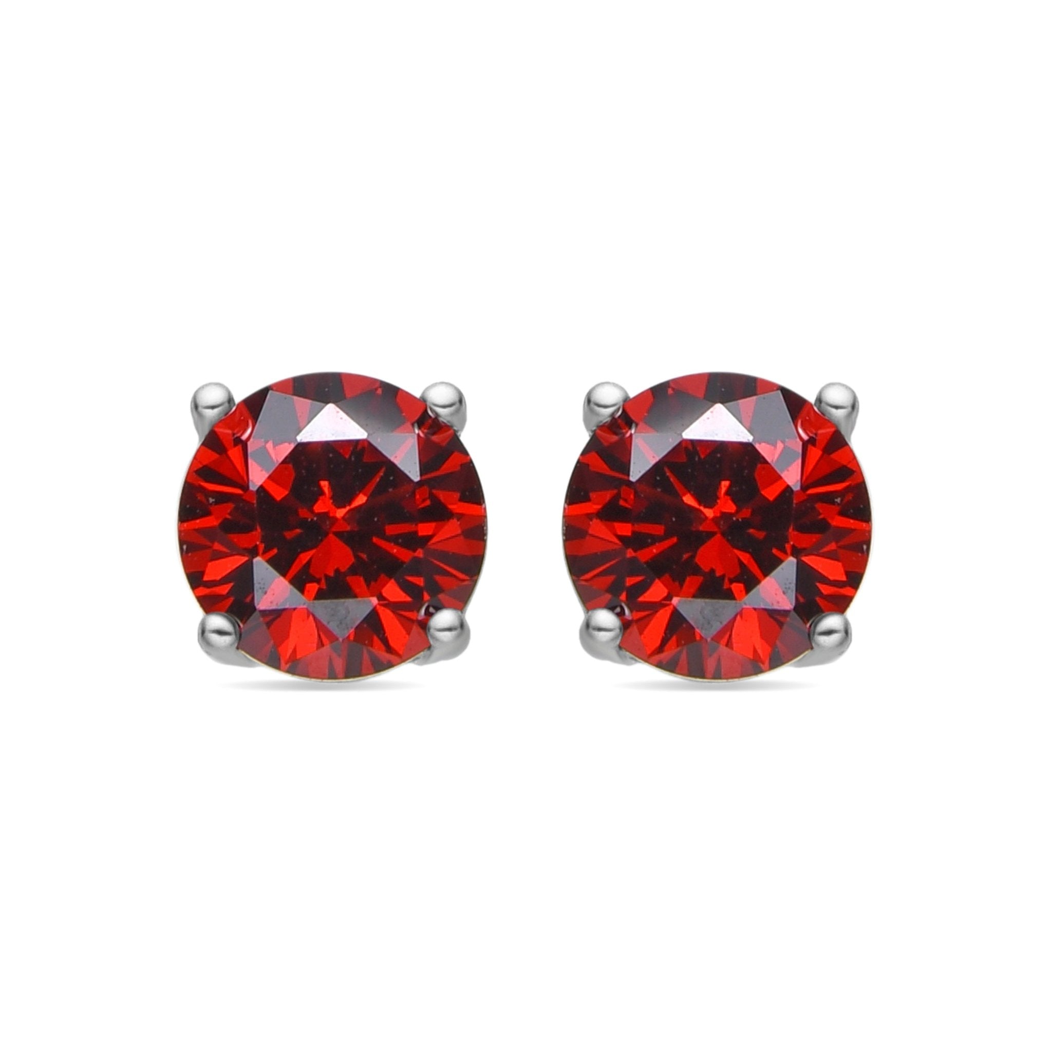 Ohrringe mit Rhodium-Finish