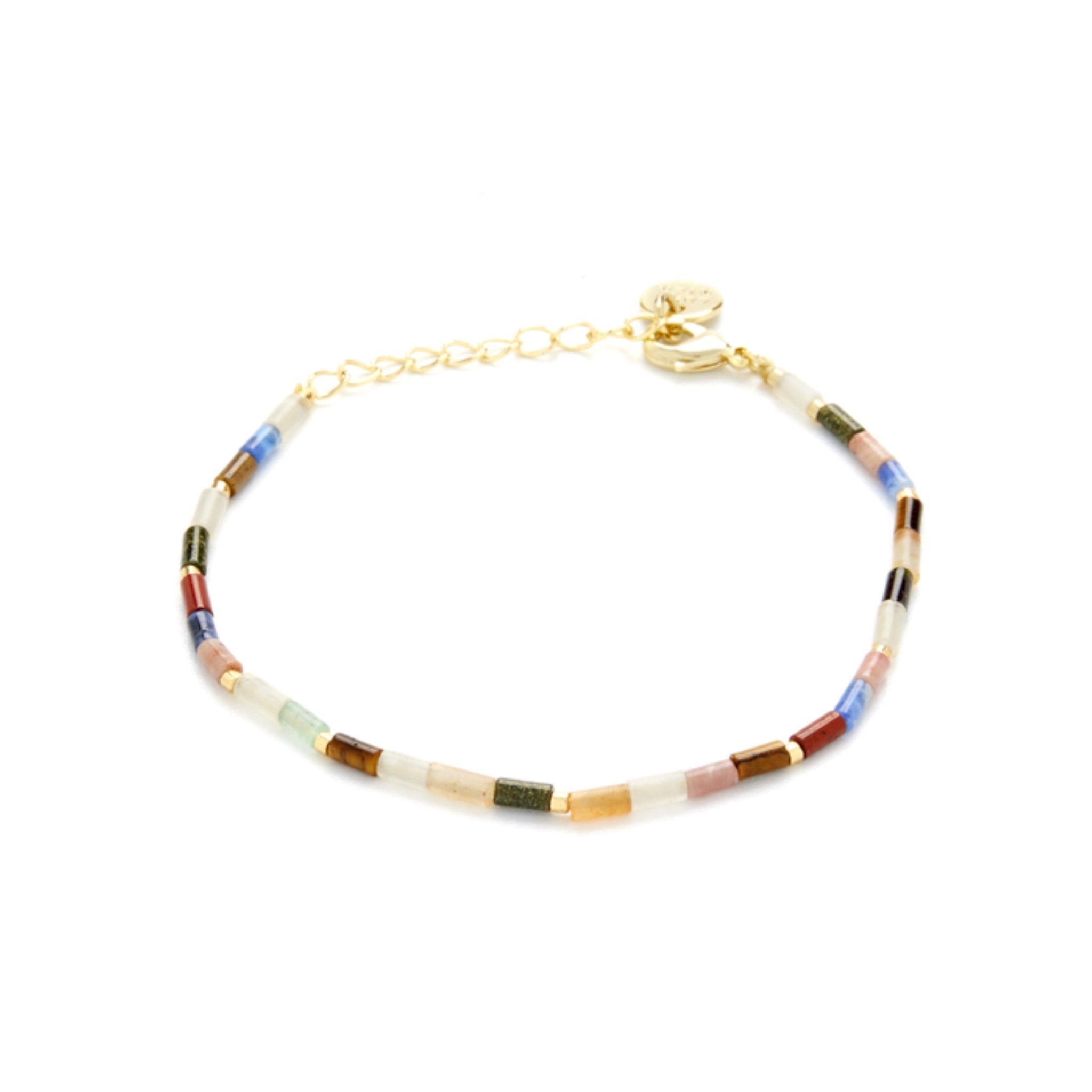 Bracelet finished in 18 kt yellow gold.