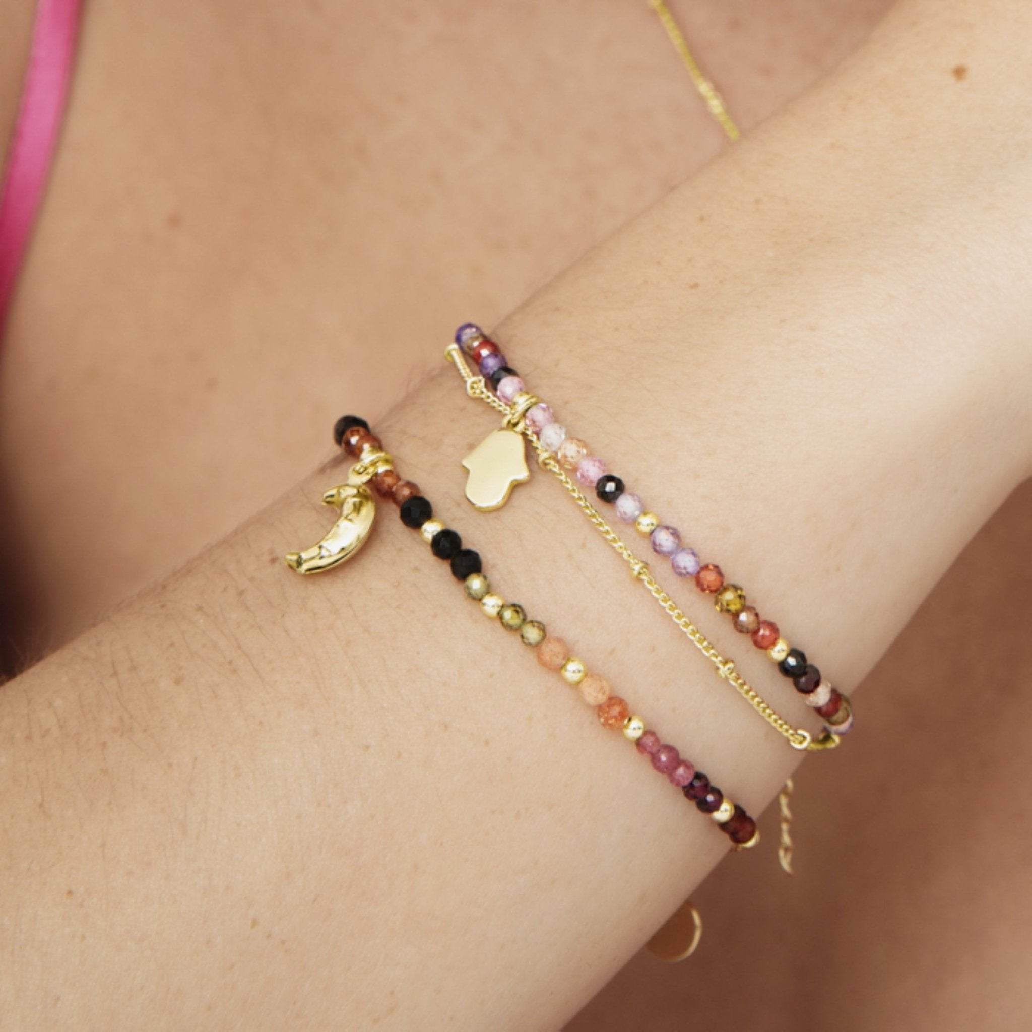 Pulsera acabado en Oro Amarillo de 18 Kts - LUX BY LUX