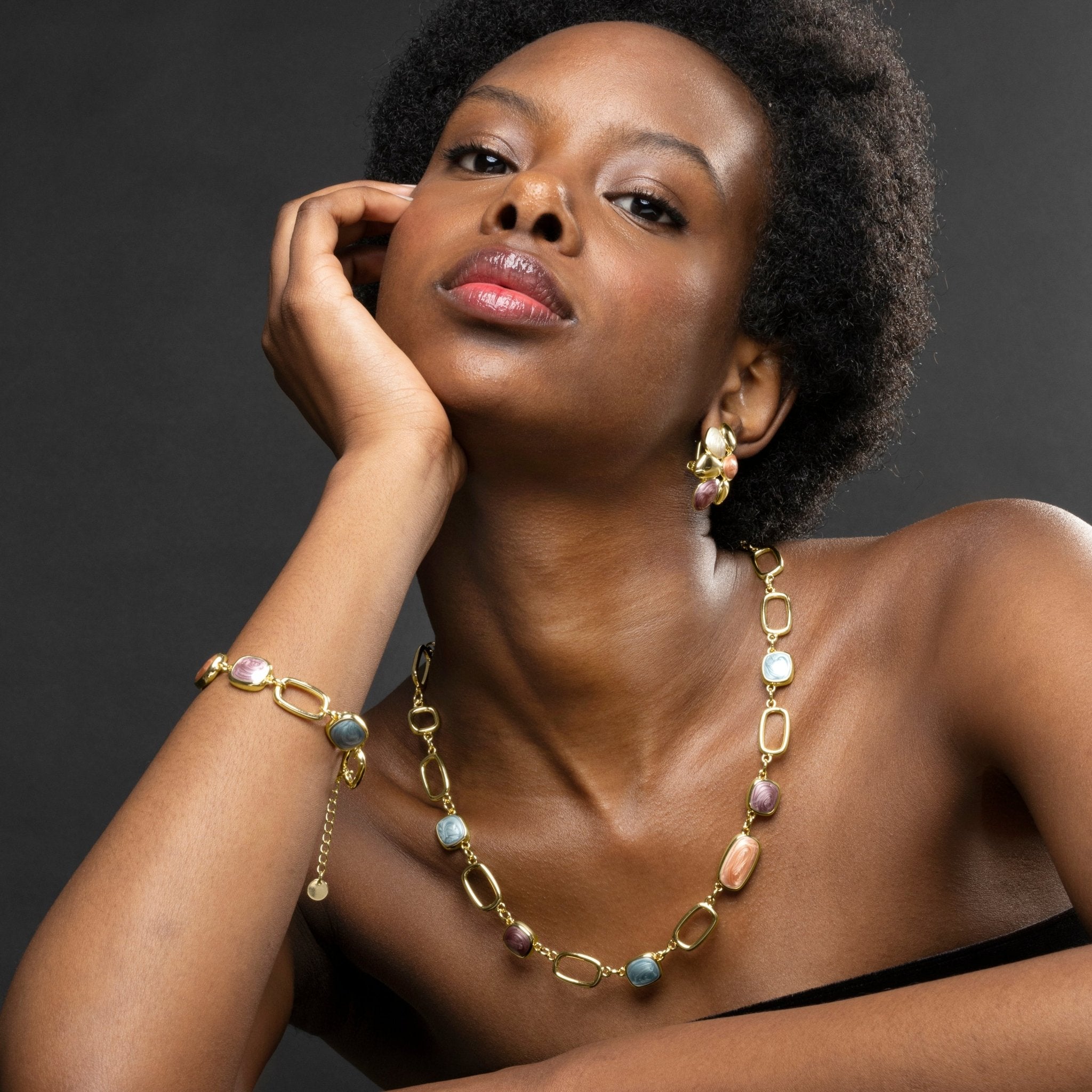 Pulsera acabado oro 18k - LUX BY LUX