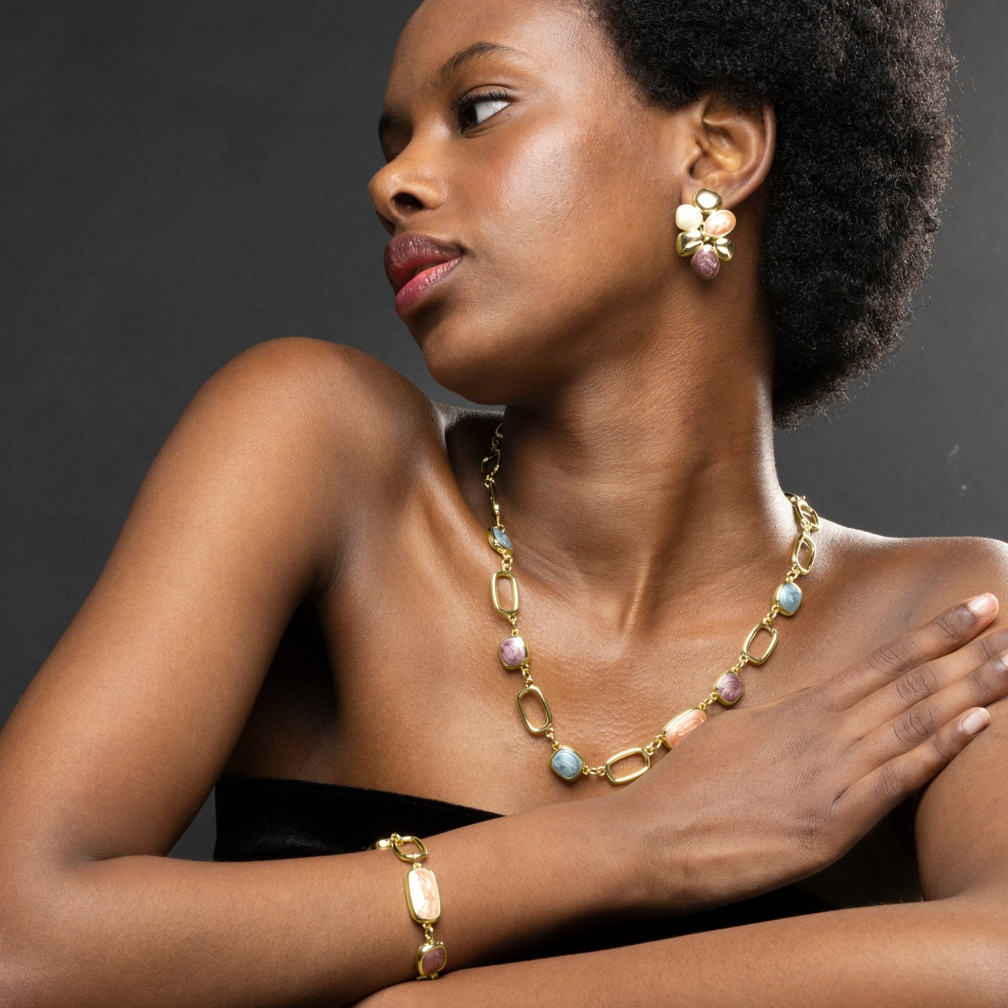 Pulsera acabado oro 18k - LUX BY LUX