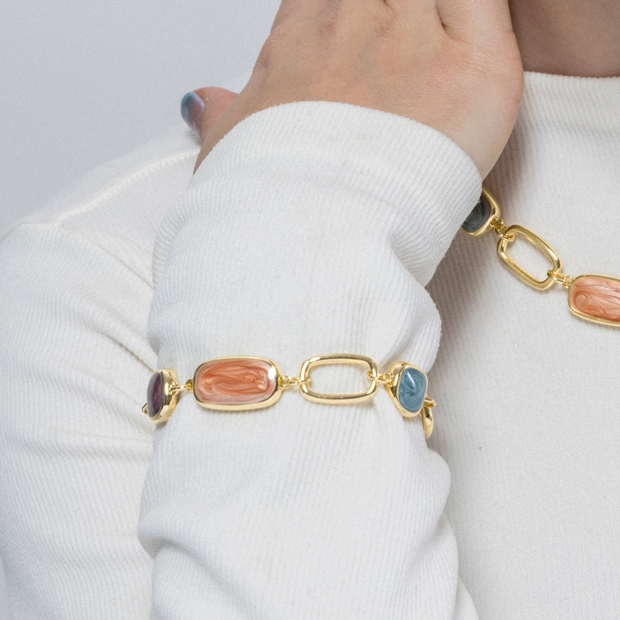 Pulsera acabado oro 18k - LUX BY LUX