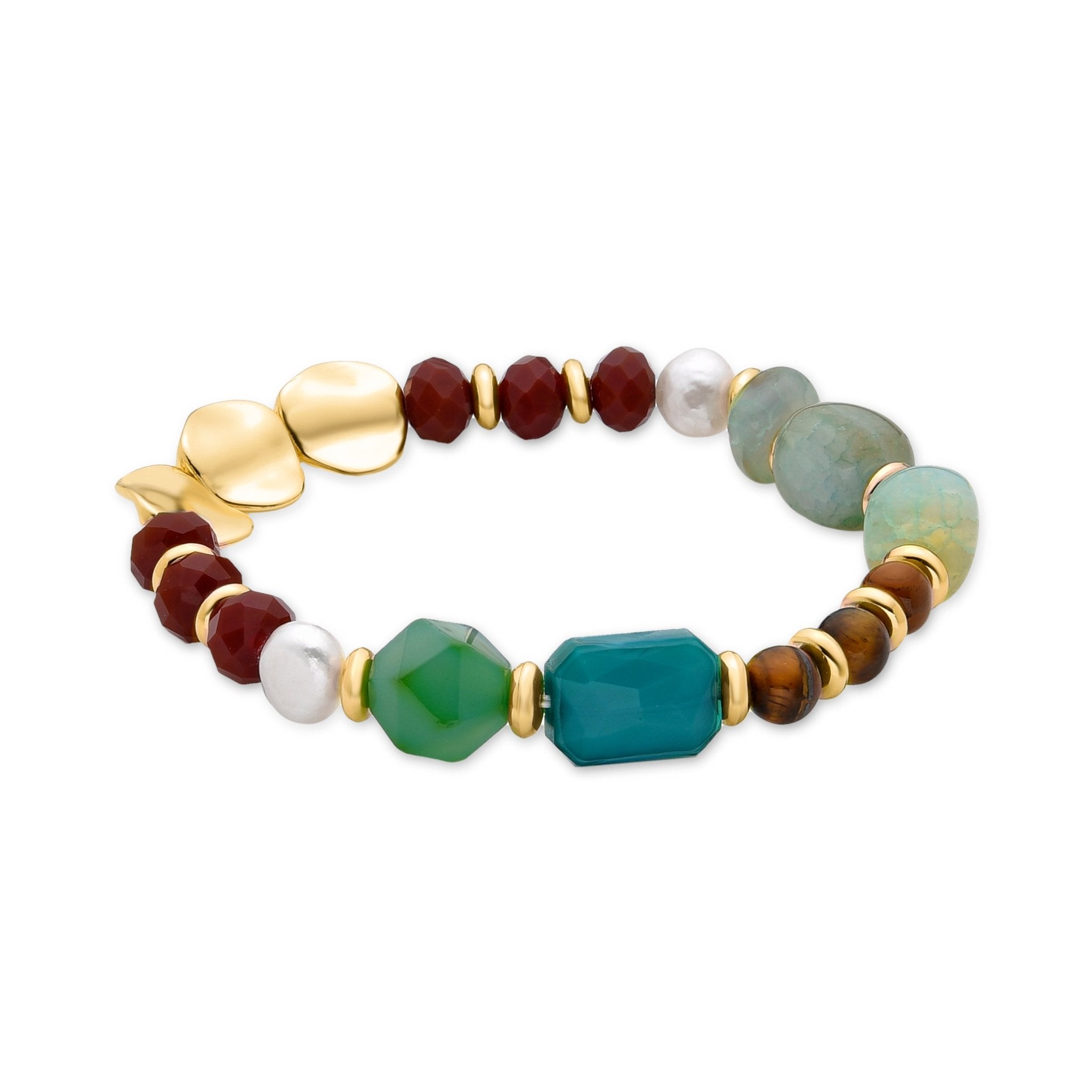 Pulsera acabado oro 18k