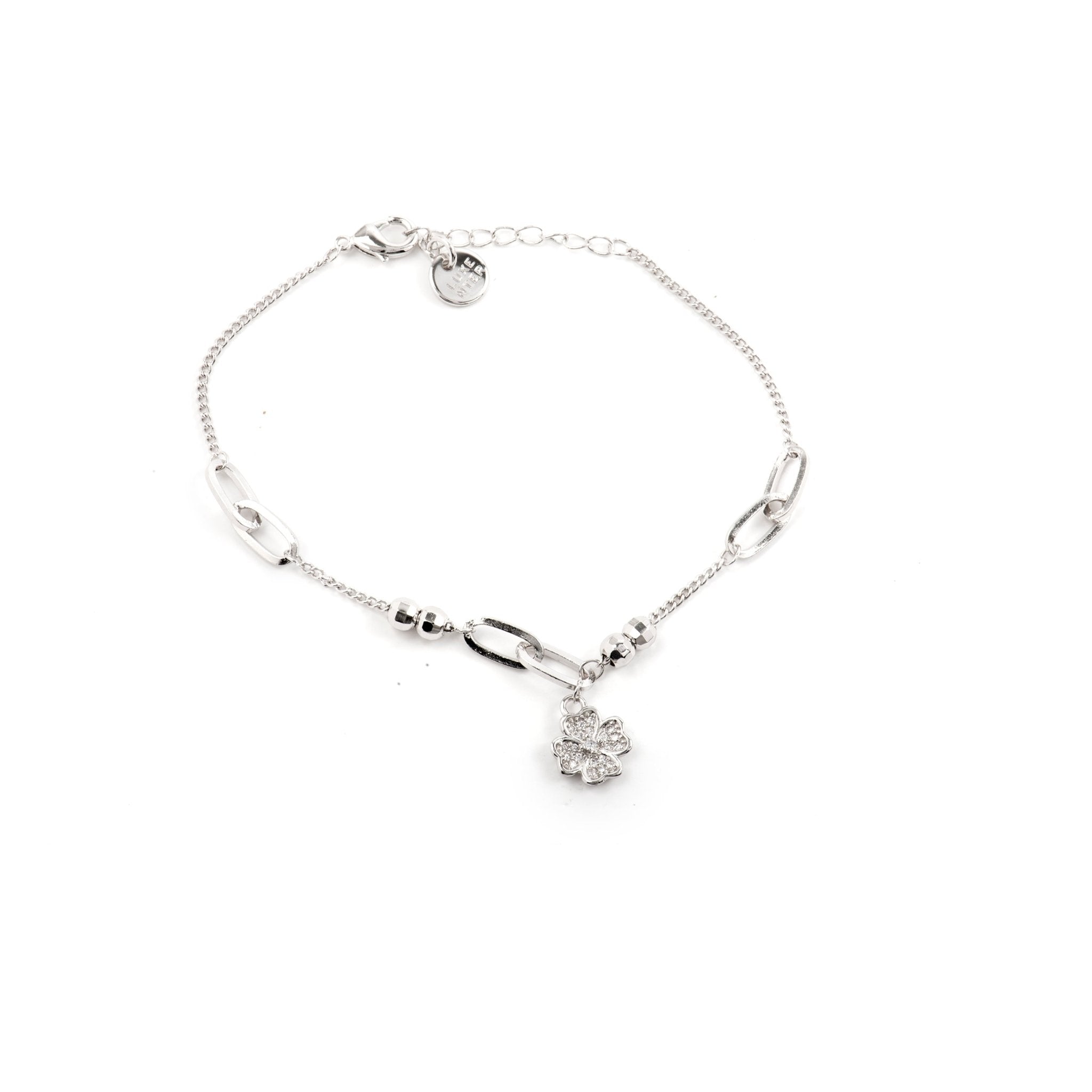 Silver finish bracelet