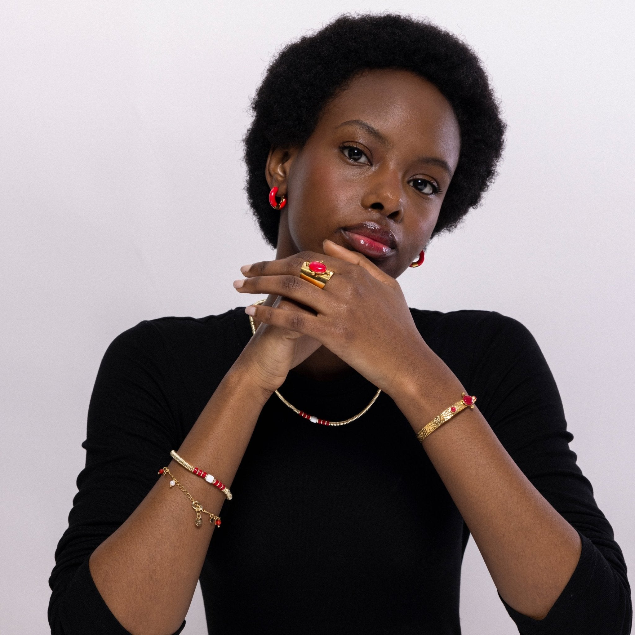 Pulsera Dilna acabada en oro amarilo 18k - LUX BY LUX