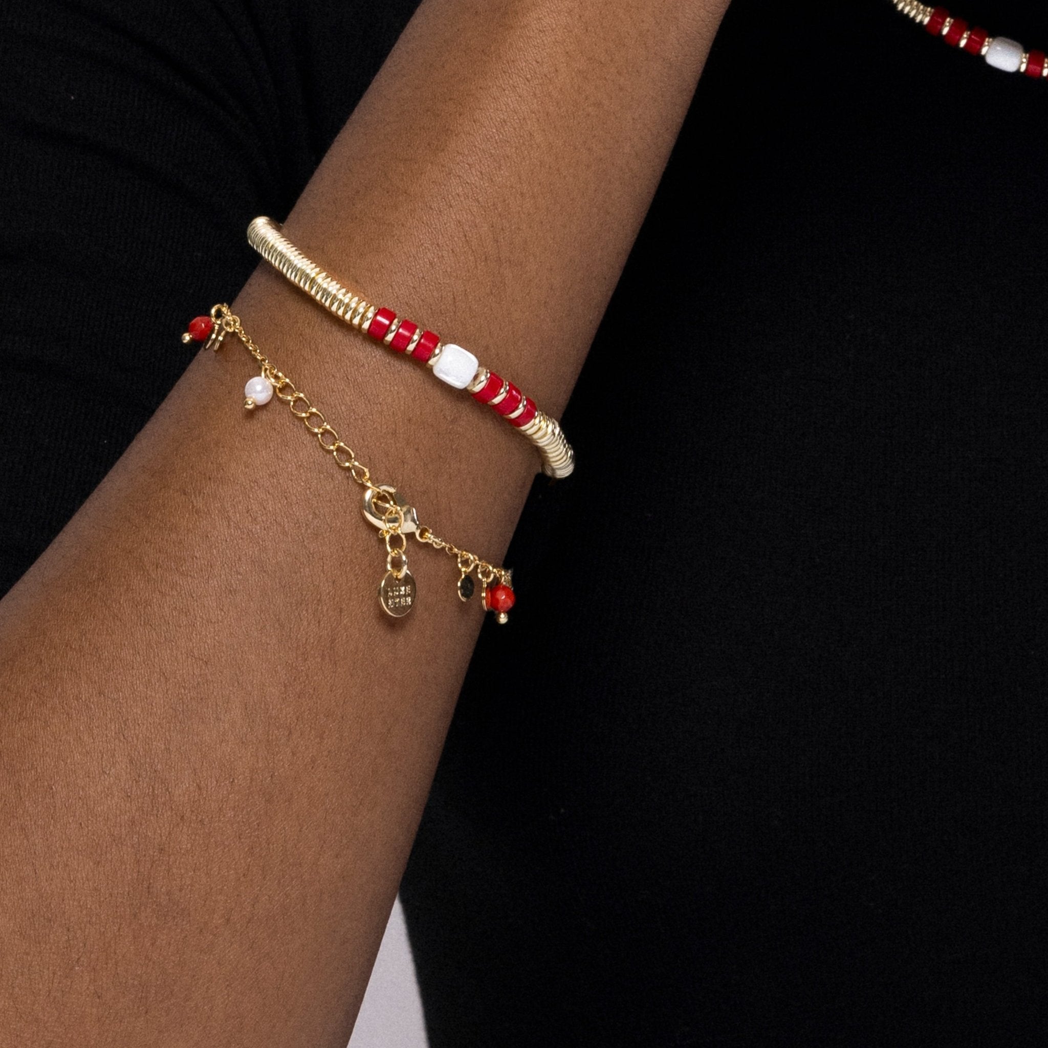 Pulsera Dilna acabada en oro amarilo 18k - LUX BY LUX