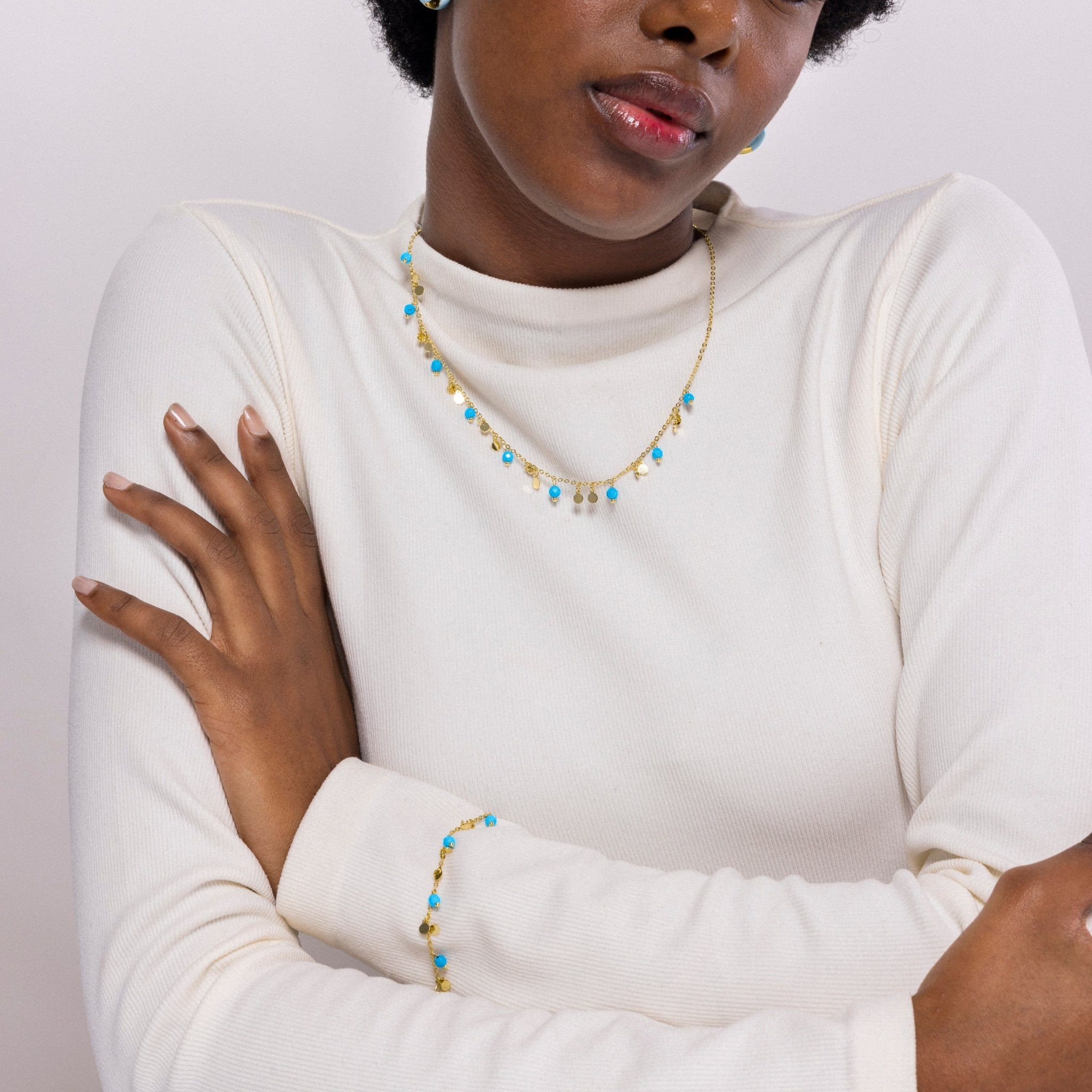 Pulsera Fawya acabada en oro amarilo 18k - LUX BY LUX