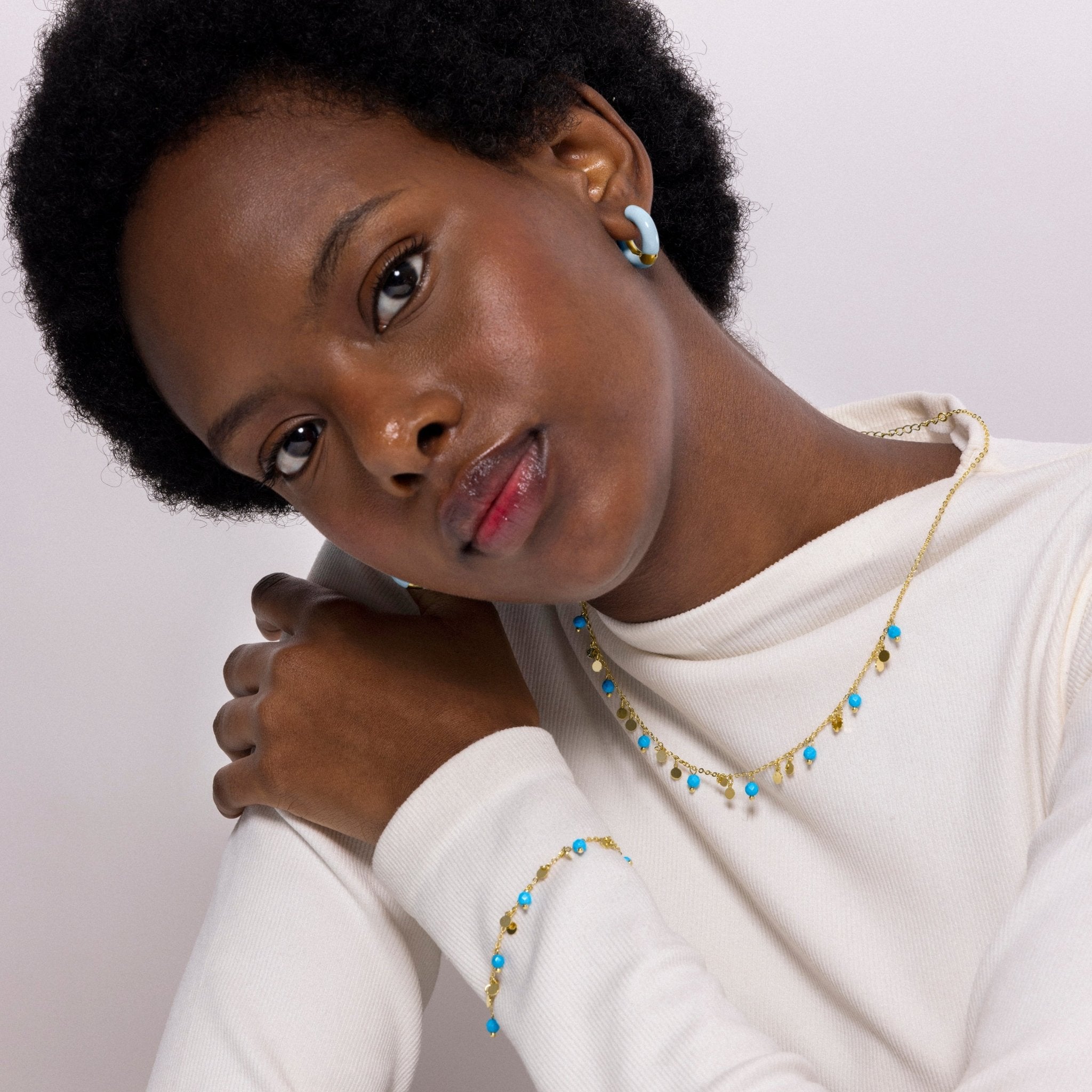 Pulsera Fawya acabada en oro amarilo 18k - LUX BY LUX