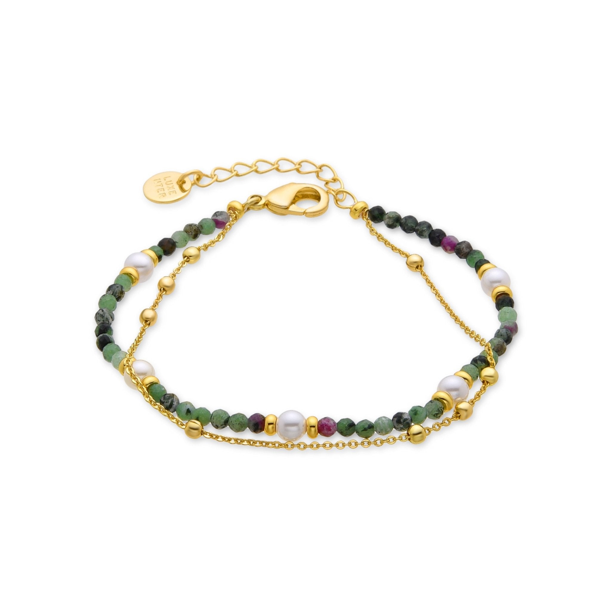 Rayja bracelet finished in 18k yellow gold