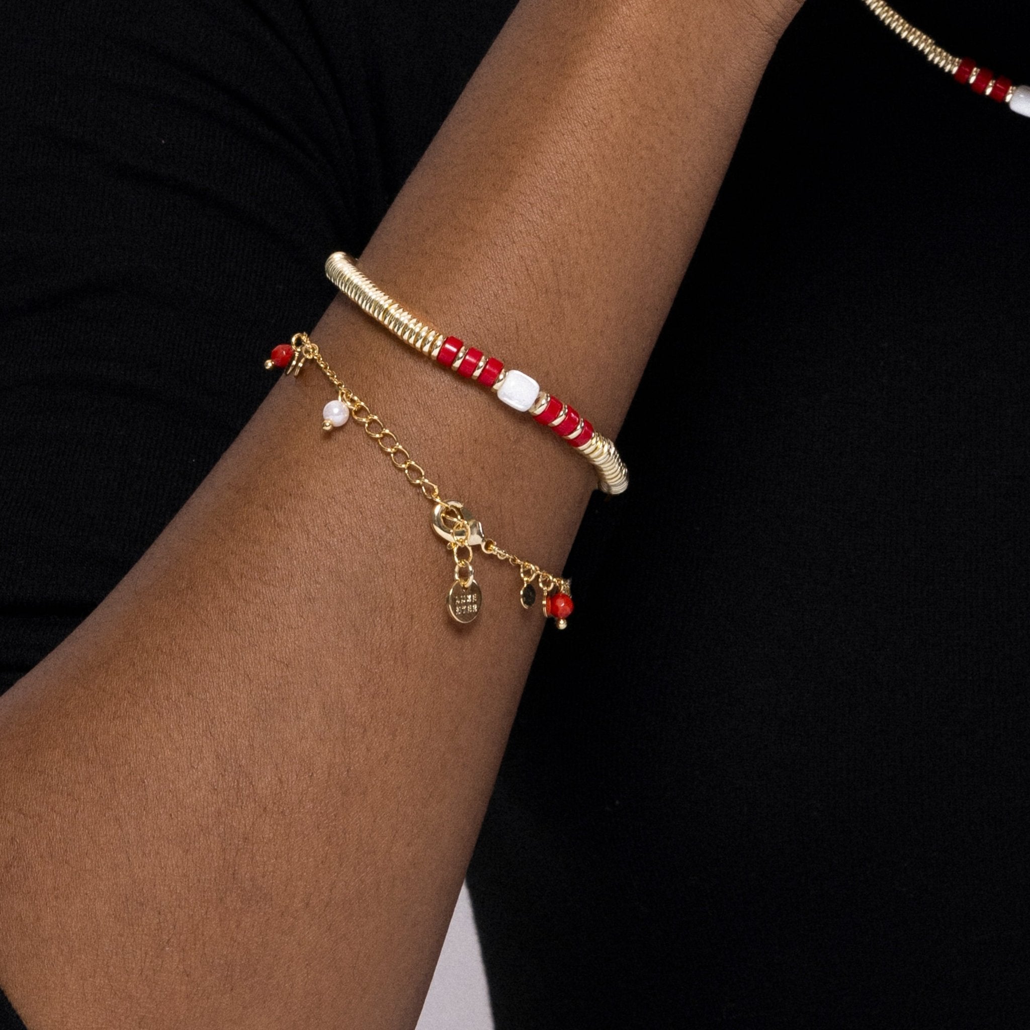 Pulsera Sumuna acabada en oro amarilo 18k - LUX BY LUX