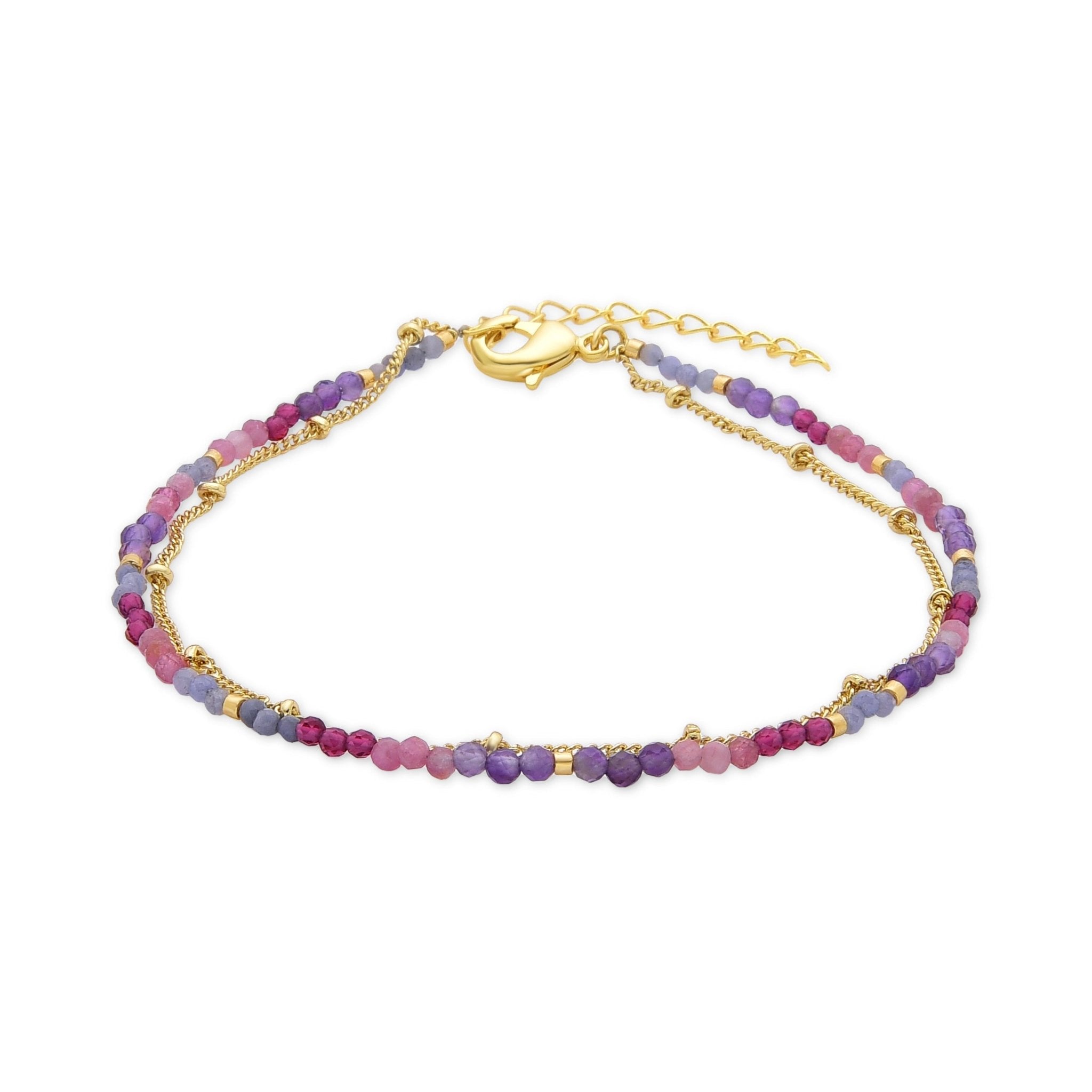 Tobillera acabado en oro amarillo de 18K - LUX BY LUX