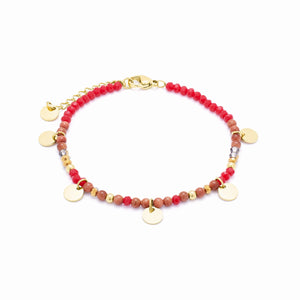 Pulsera acabado oro 18k