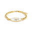 Pulsera Anleh acabada en oro amarillo 18k