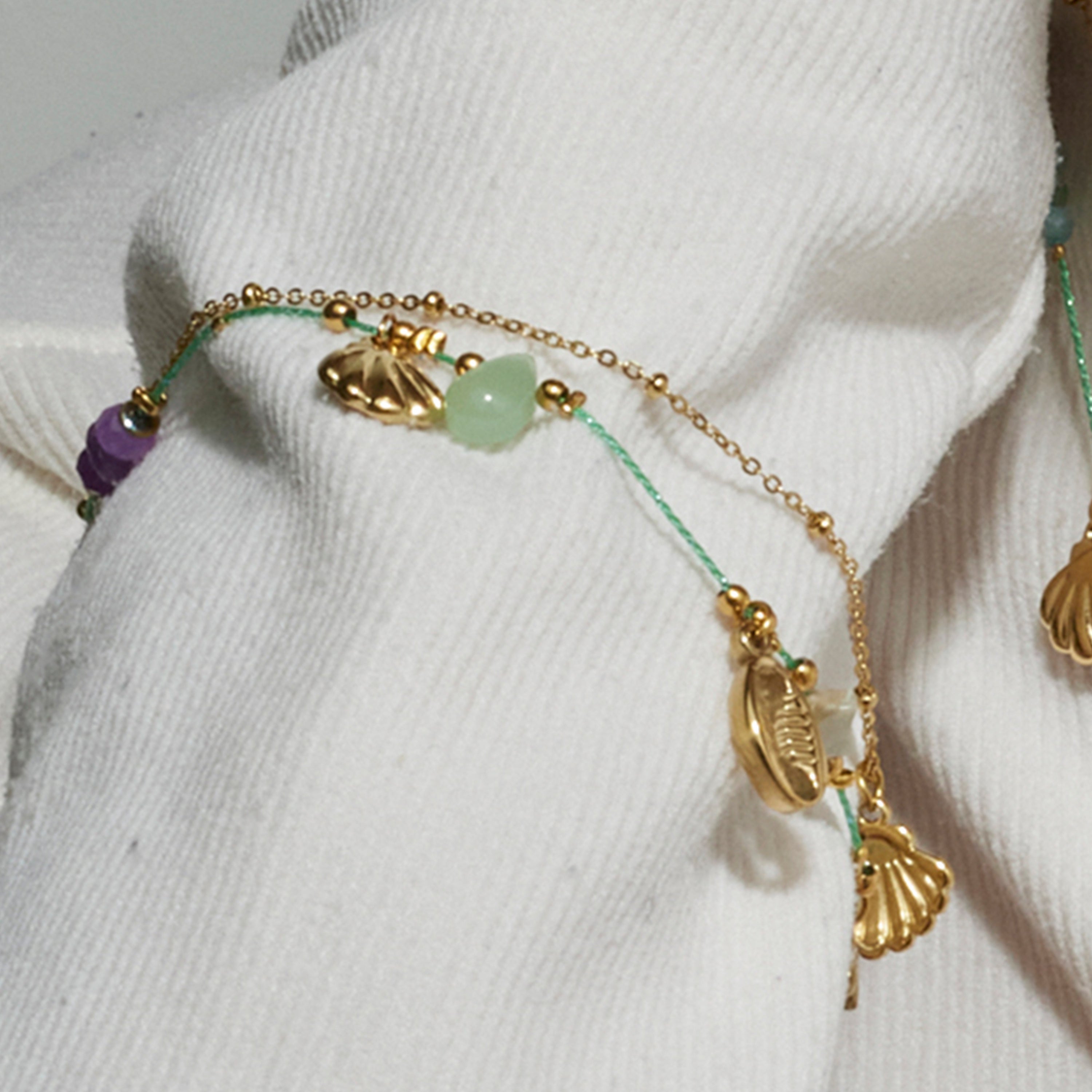 Bracelet avec Cristal Multicolore finition or 18k - Kerad