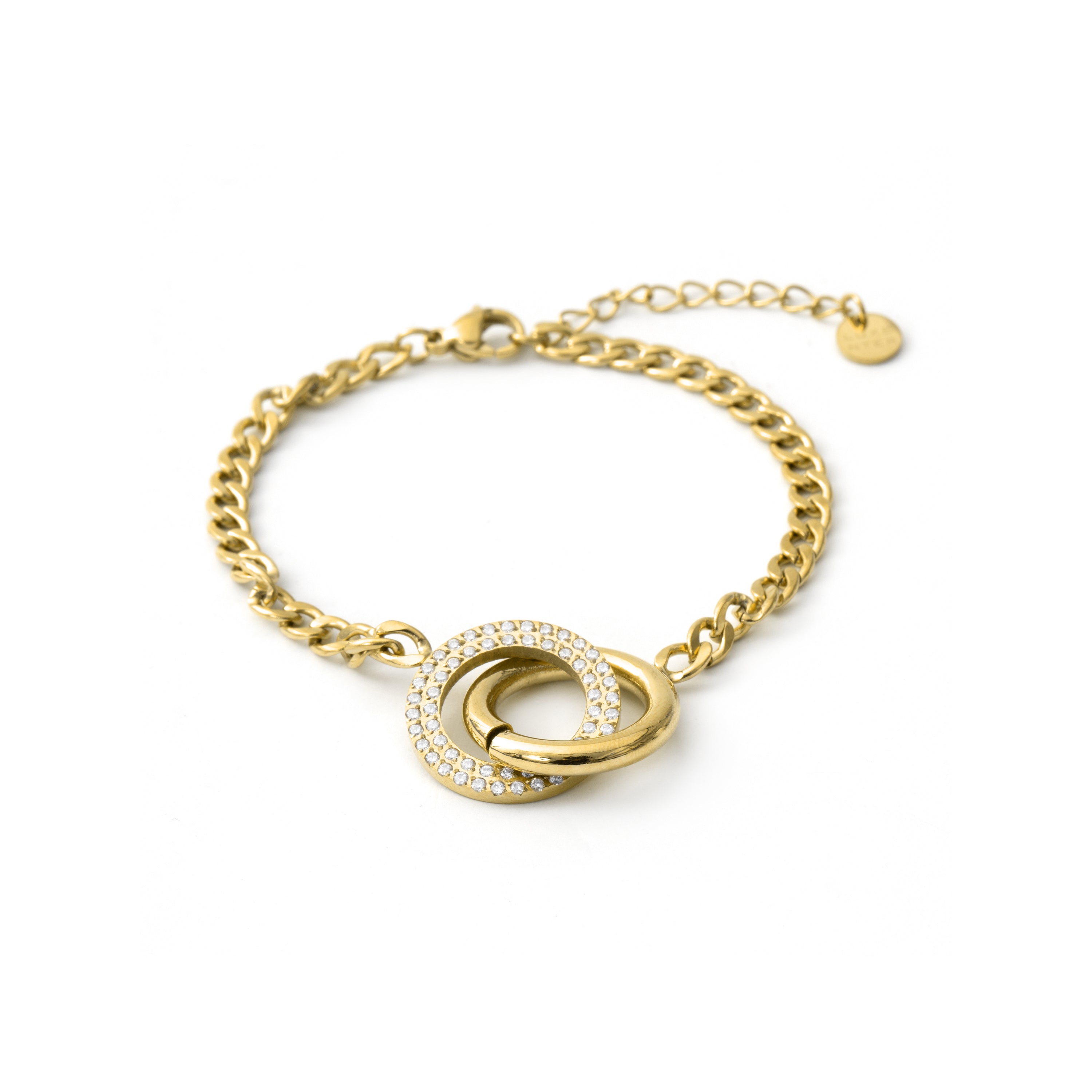 Anillo acabado en oro amarillo de 18k - Fizza