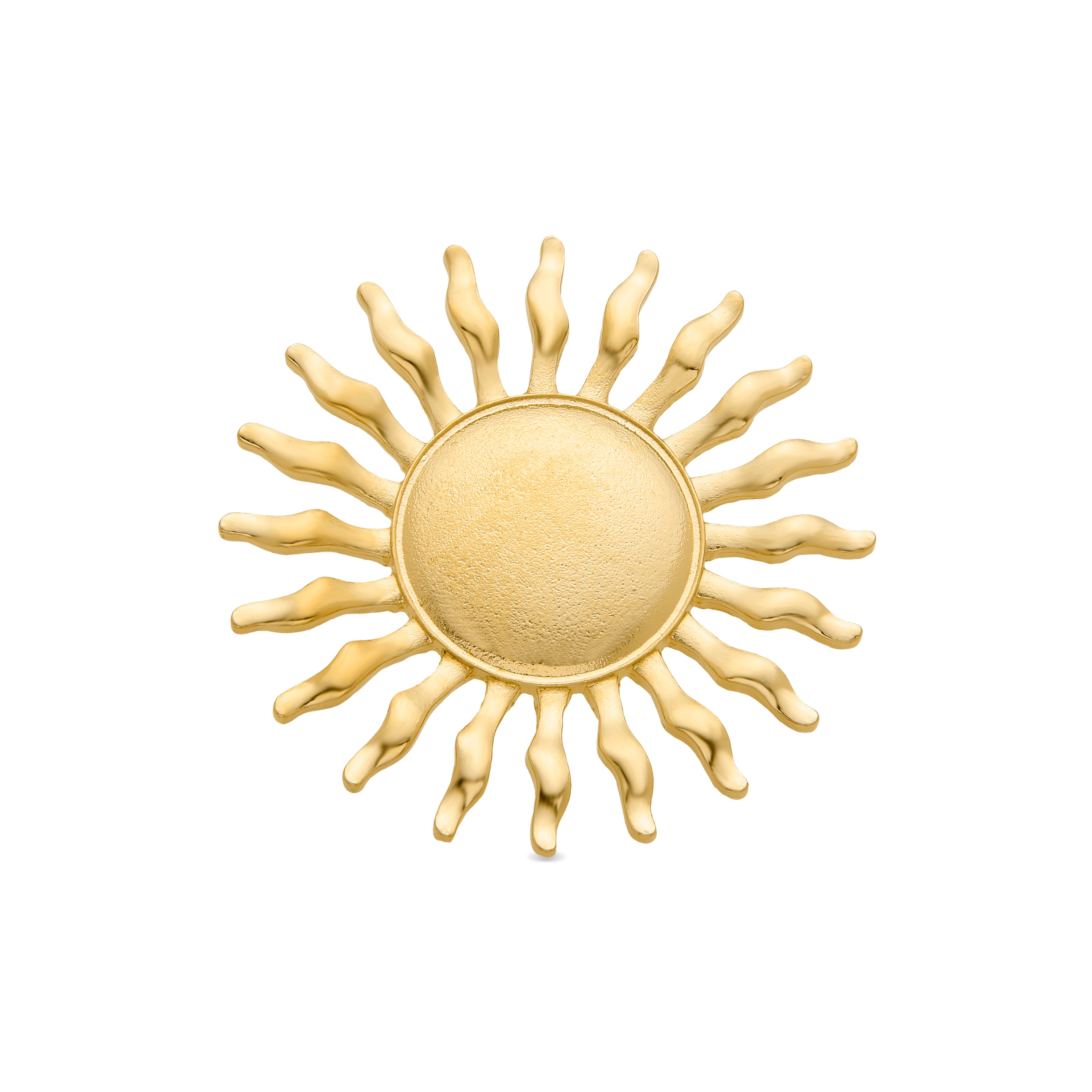 Broche acabado en oro amarillo de 18k - Hinya