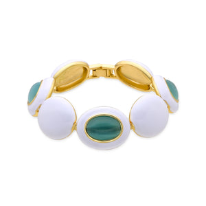 Pulsera acabado en oro amarillo 18K