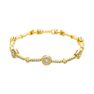 Pulsera acabado oro 18k