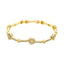 Pulsera acabado oro 18k