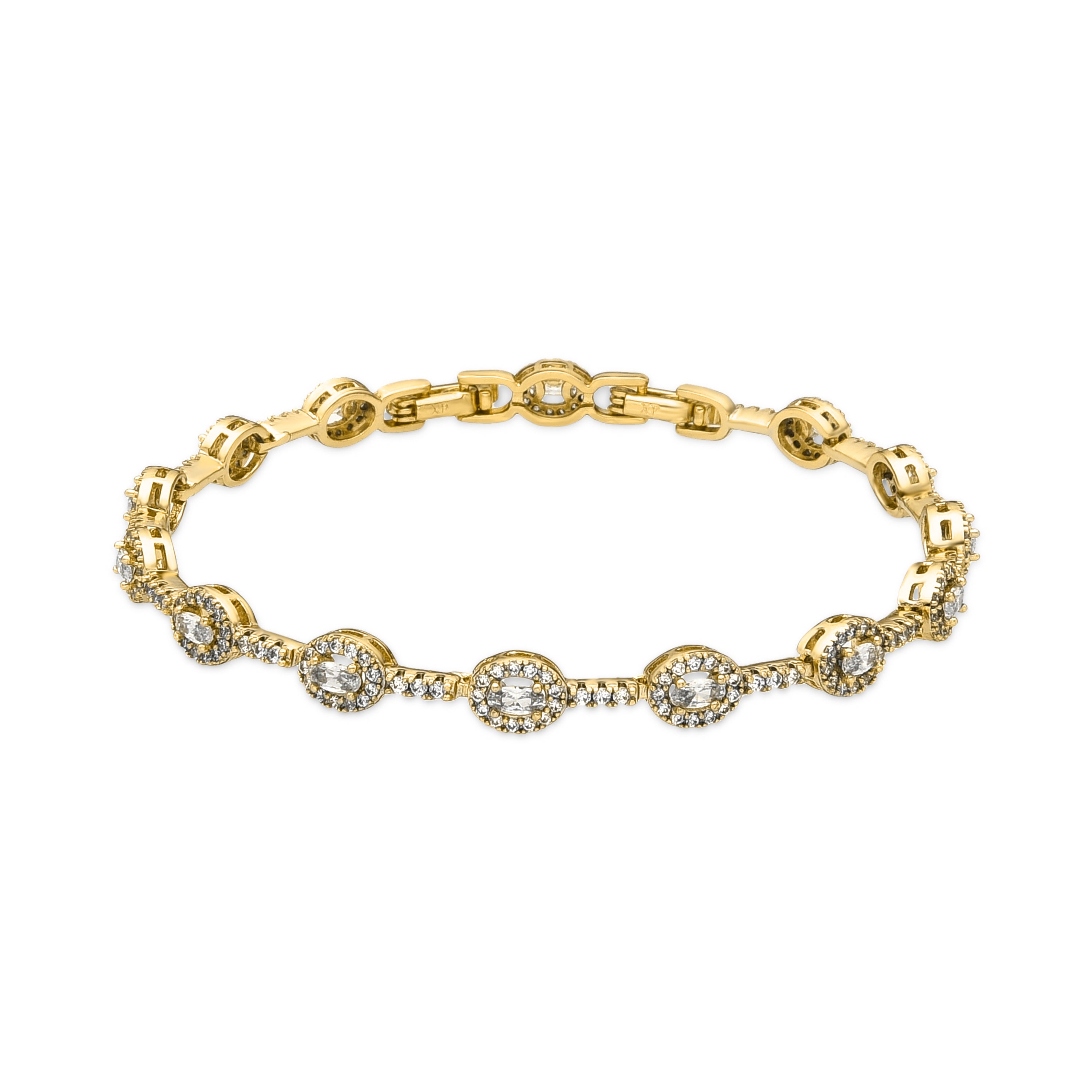 Bracelet avec Zircone Brillante finition or 18k - Thanis