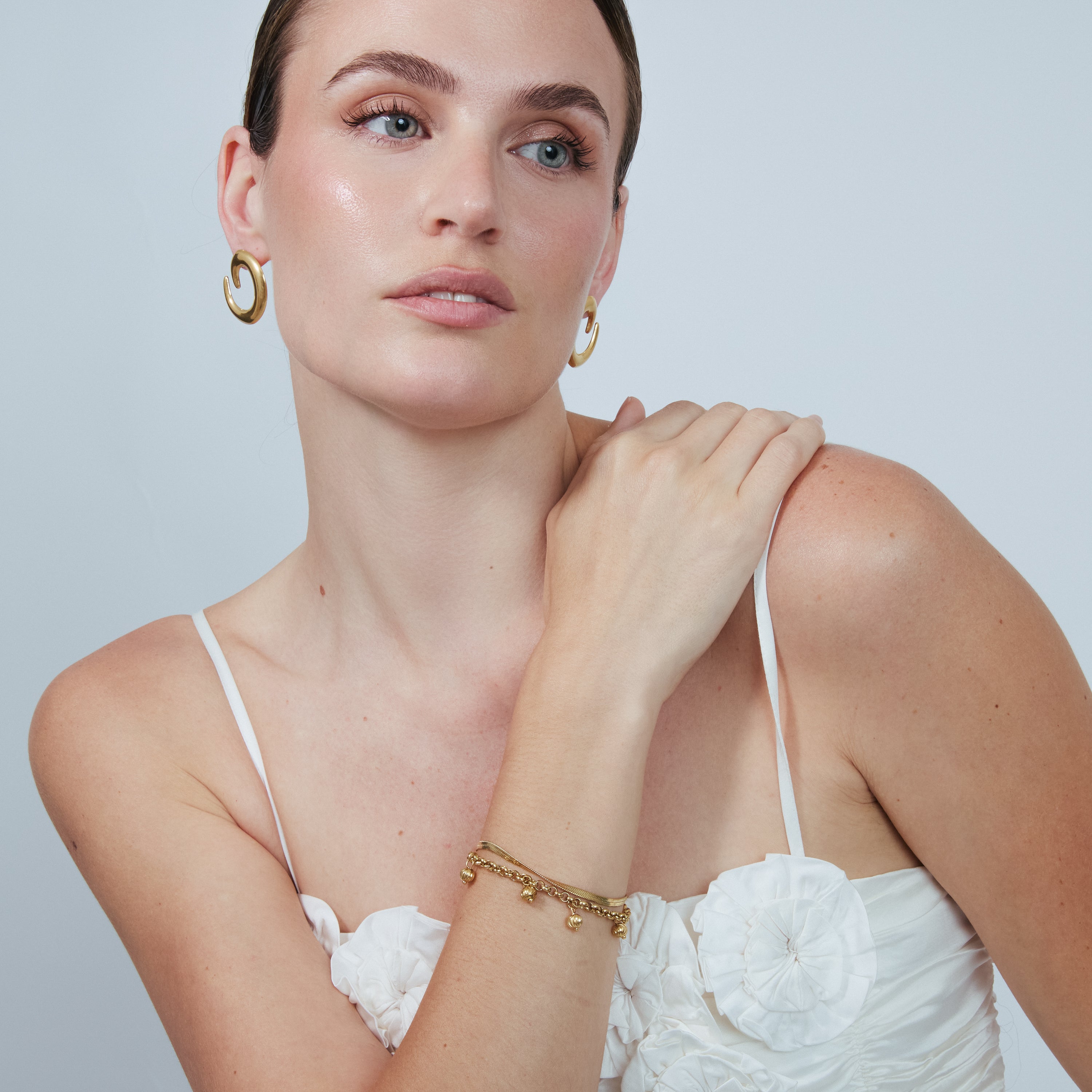Pulsera acabado en oro amarillo de 18k - Savi