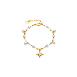 Pulsera acabado oro 18k