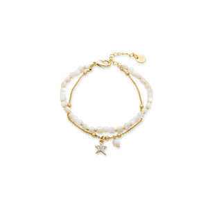 Pulsera acabado oro 18k