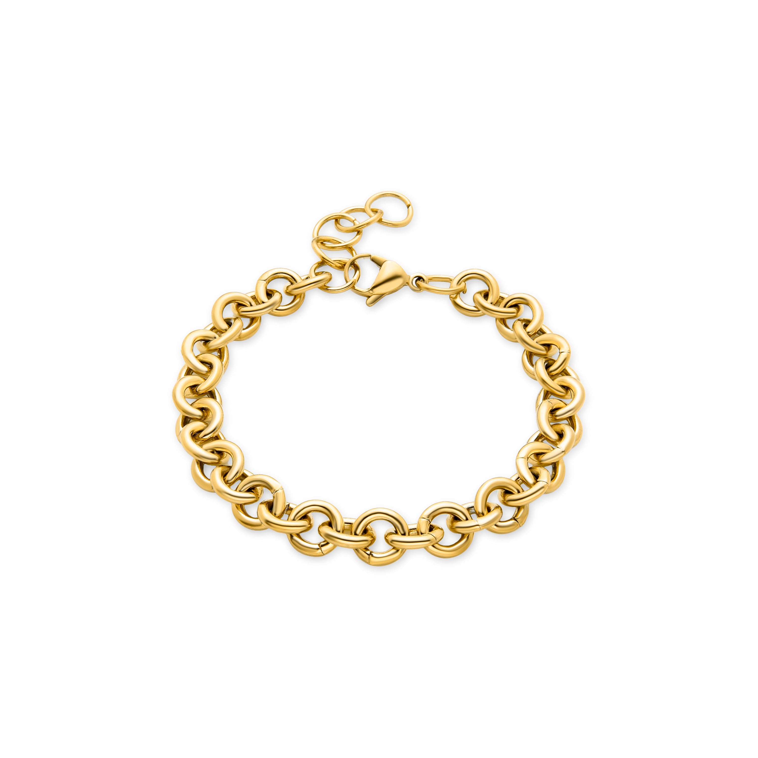 Pulsera acabada en oro amarillo de 18K - Renda