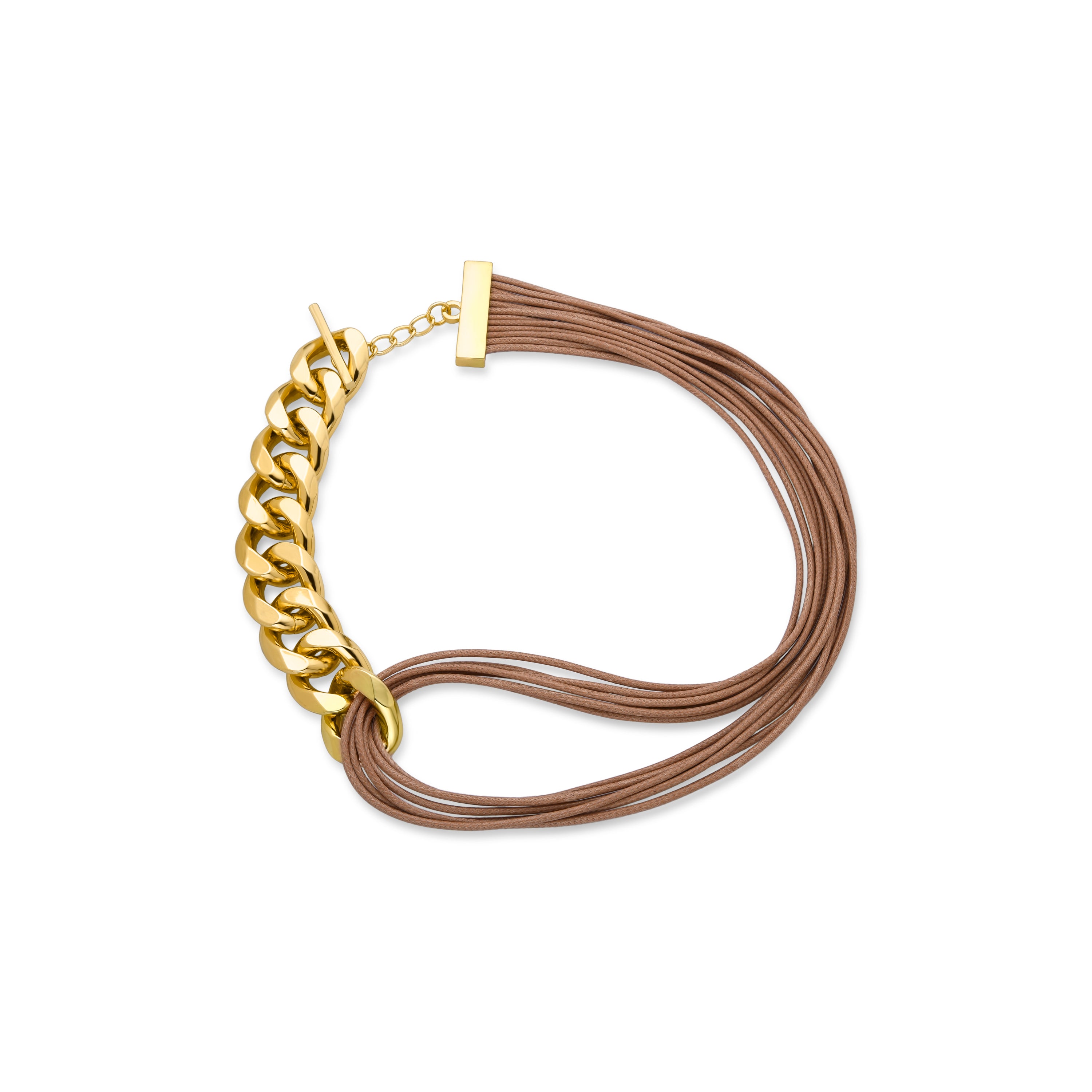 Pulsera acabada en oro amarillo de 18k - Dranem