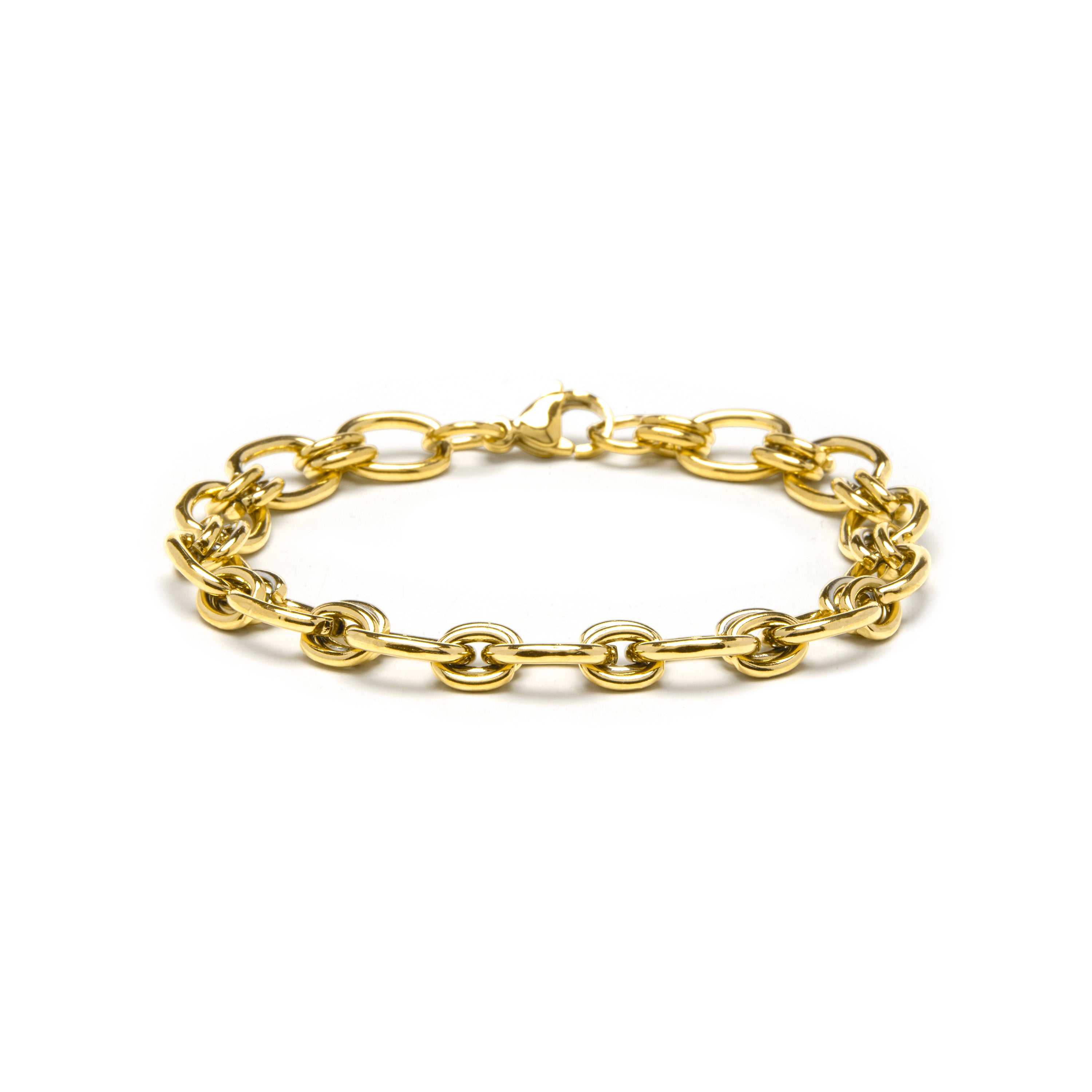 Pulsera acabado en oro amarillo 18k - Neehi