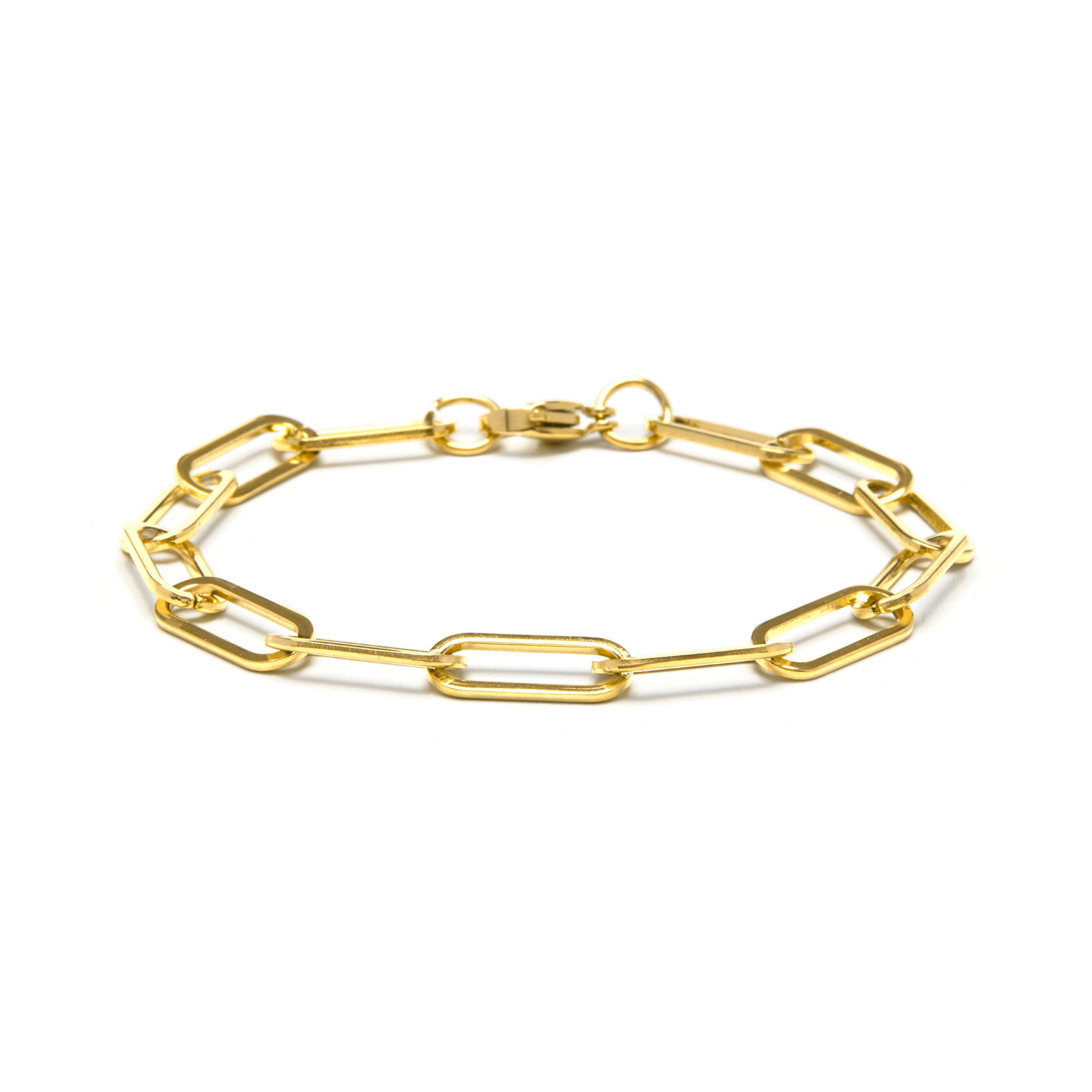 Pulsera acabado en oro amarillo 18k - Siazar