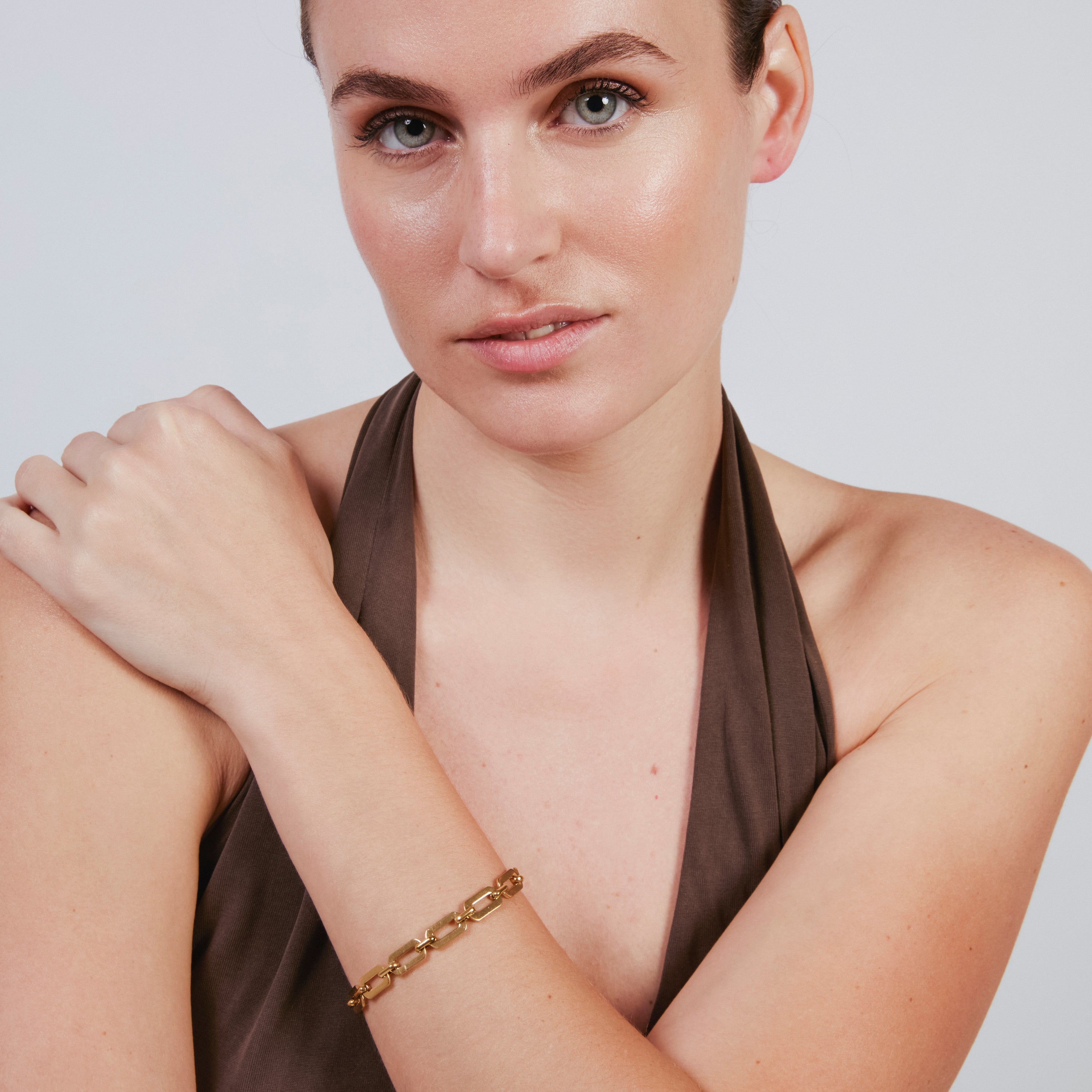 Pulsera acabado en oro amarillo de 18k - Cuetz