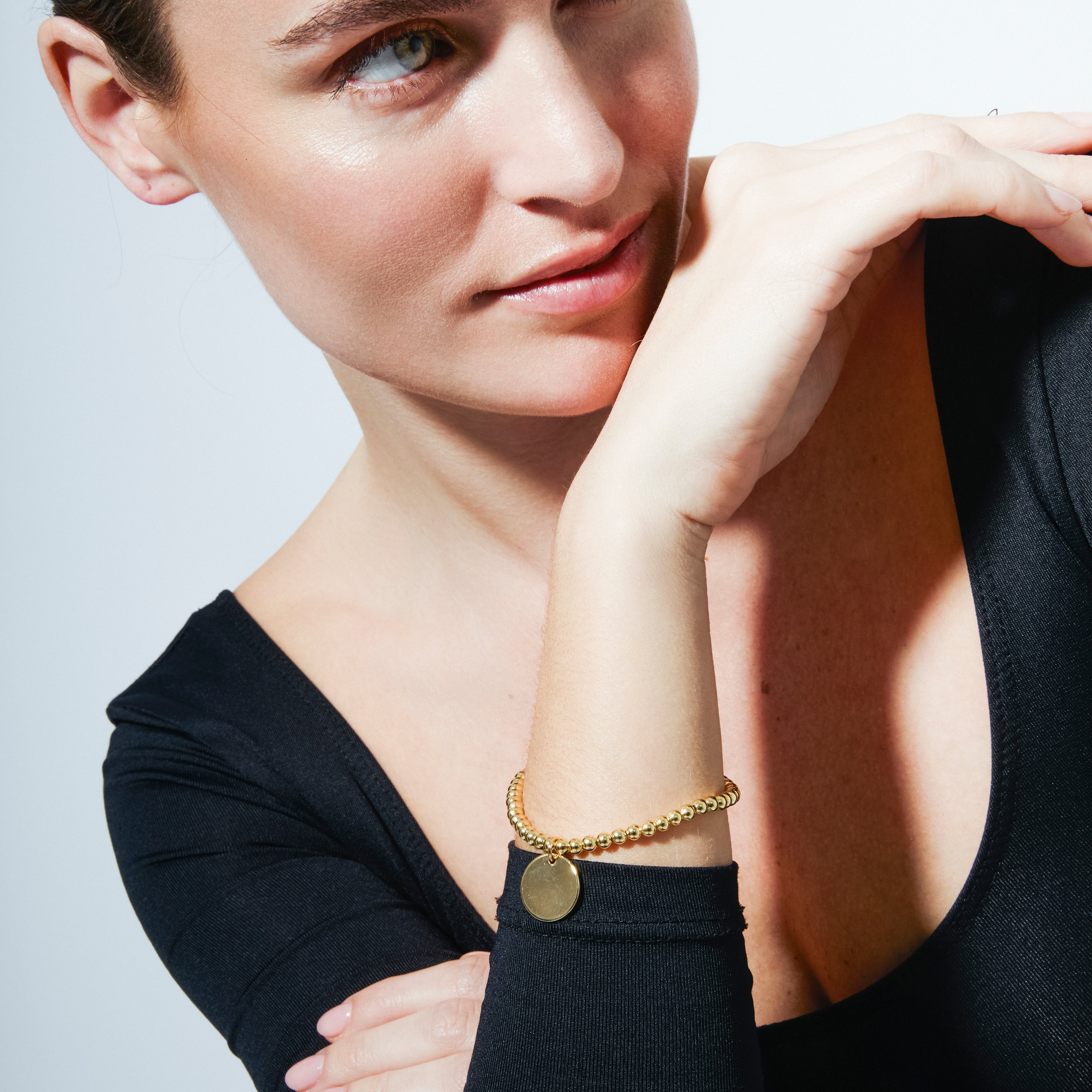 Pulsera acabado en oro amarillo de 18k - Kaiki