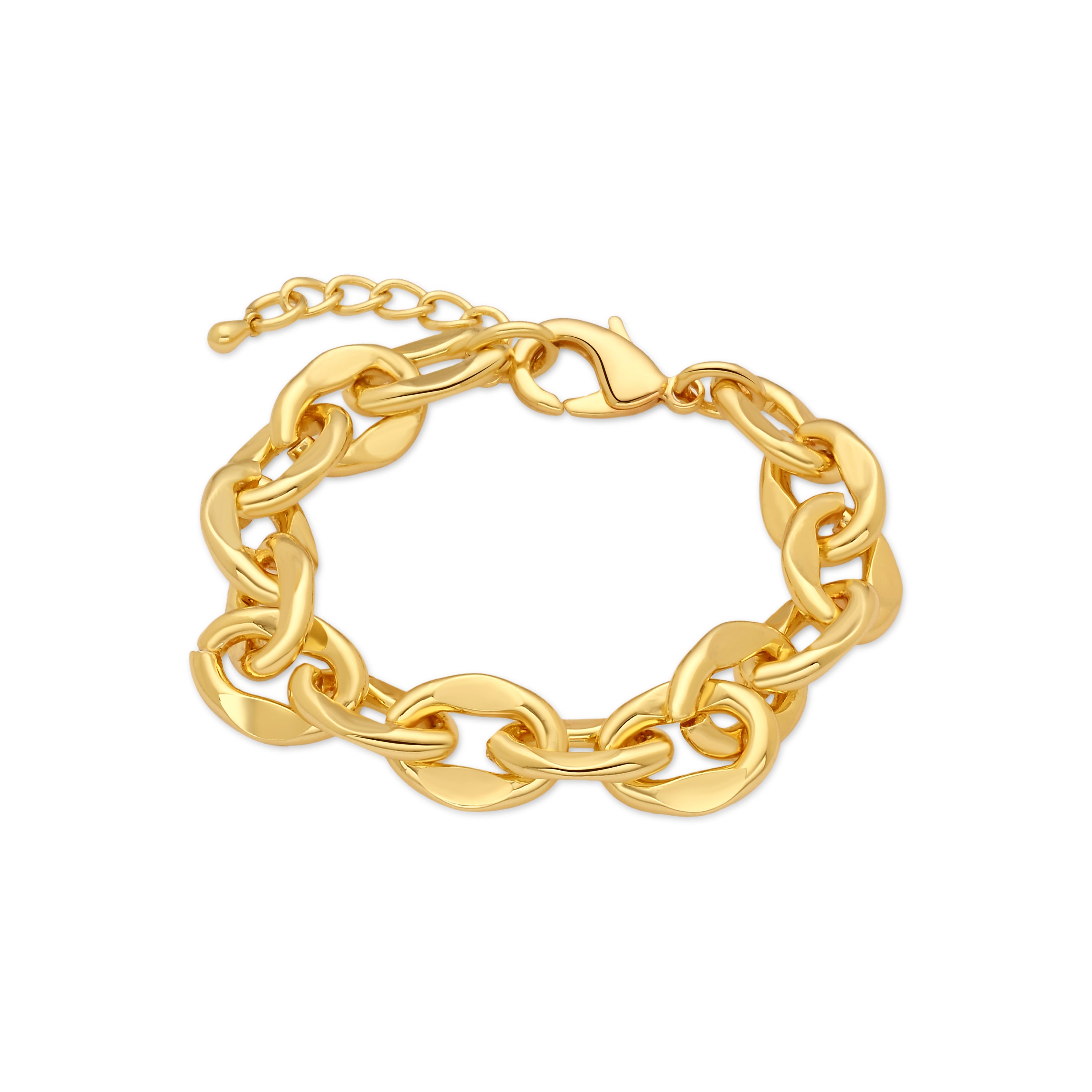 Pulsera acabado en oro amarillo de 18k - Pazi