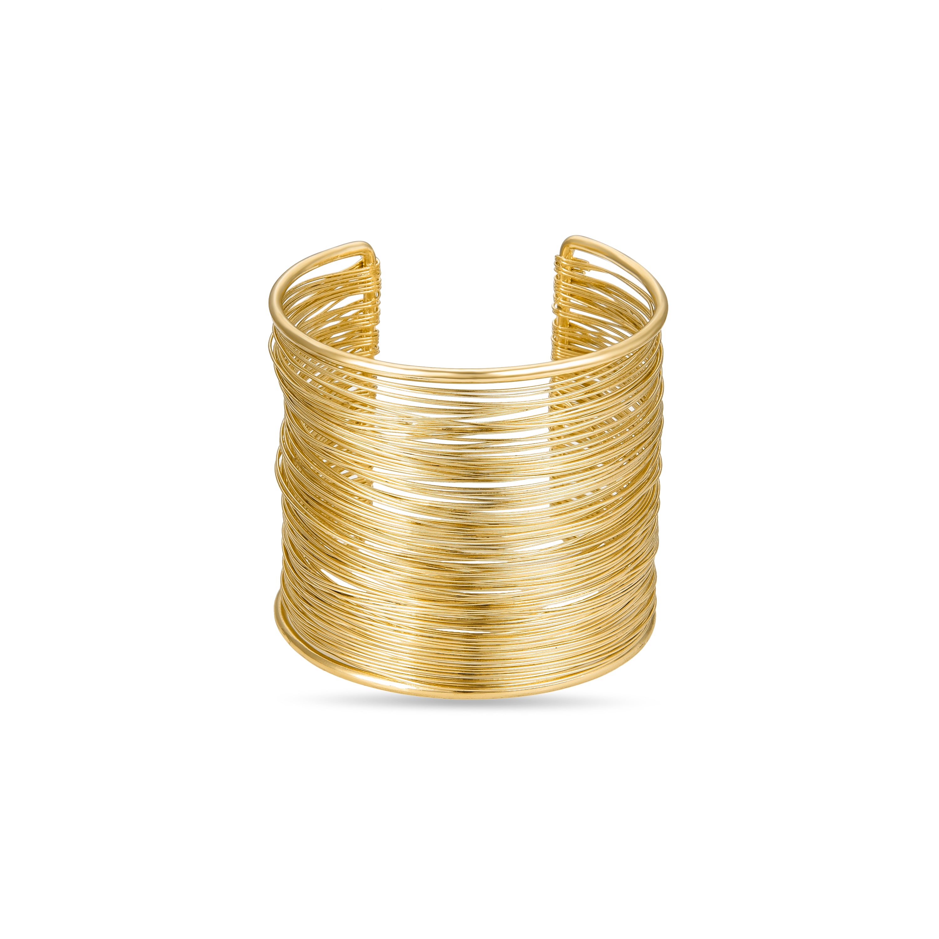 Pulsera acabada en oro amarillo de 18K - Thywa