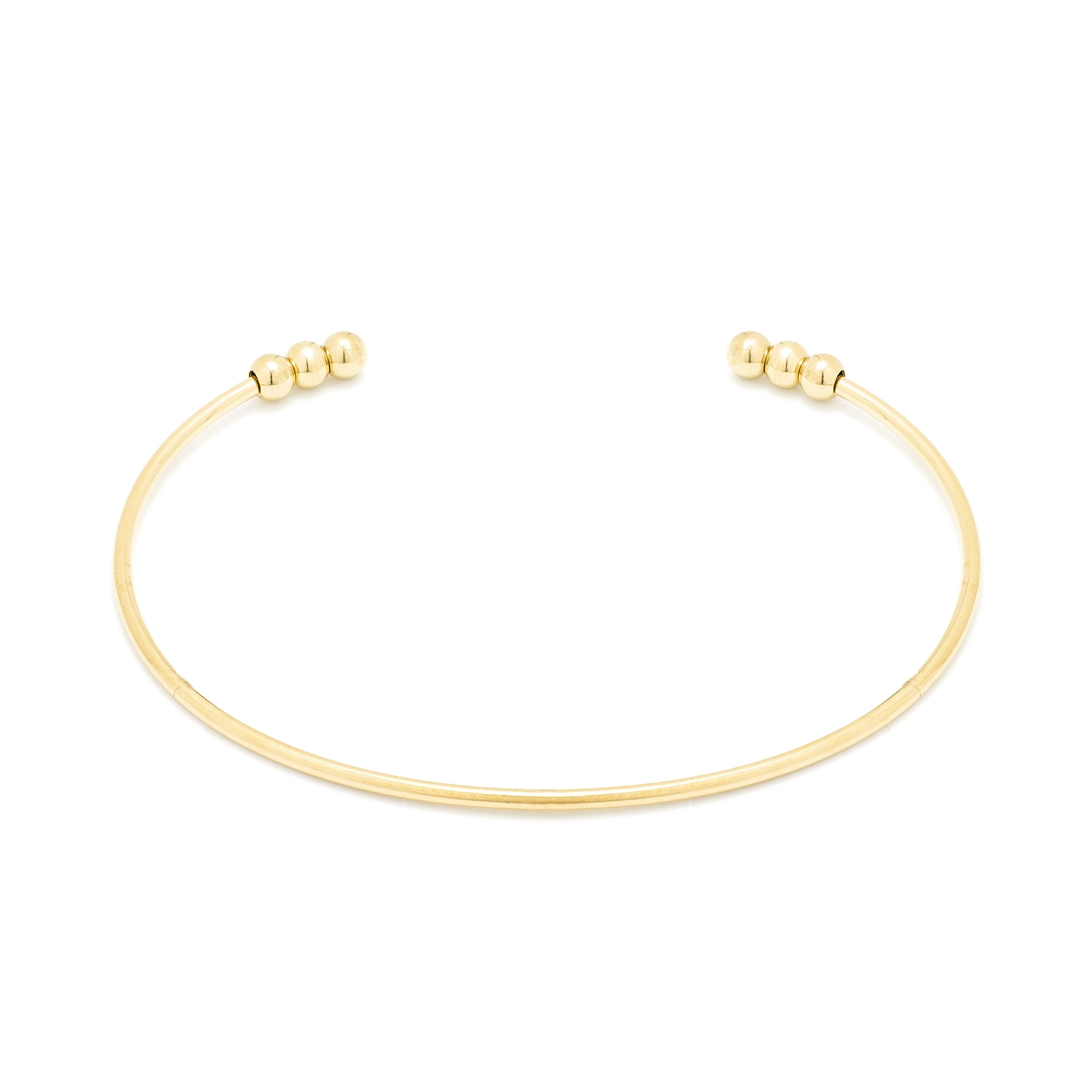 Pulsera acabada en oro amarillo de 18K - Nurou