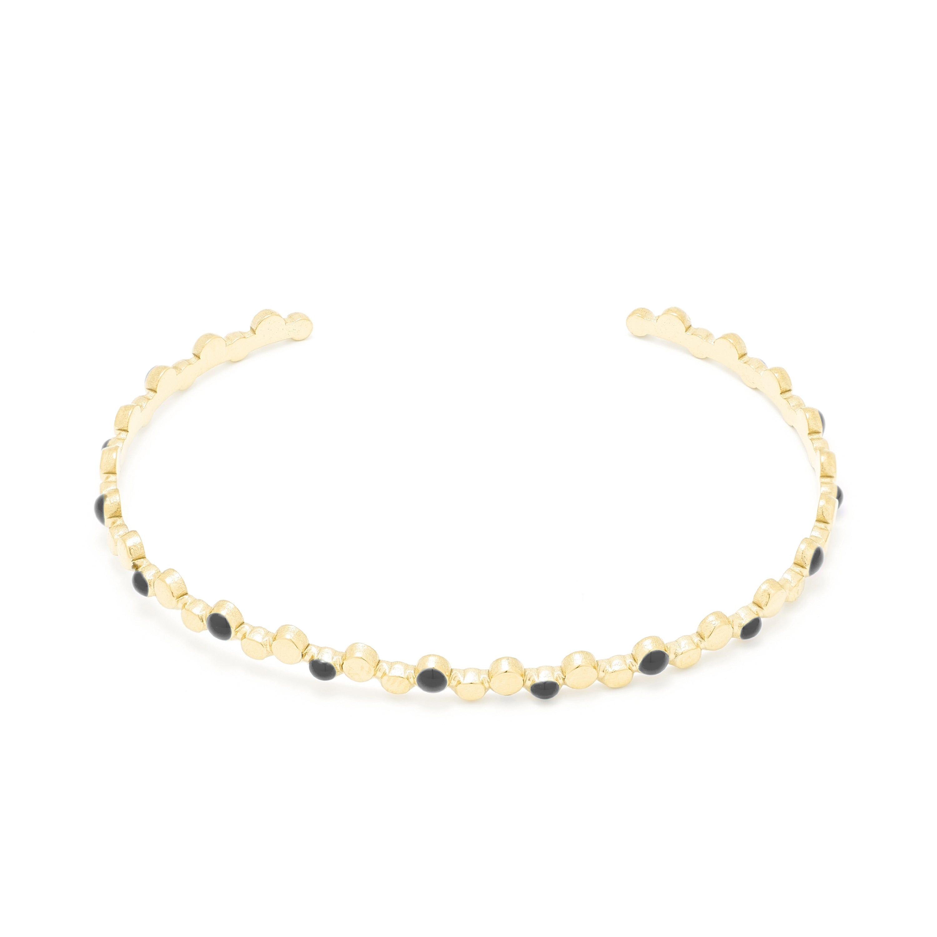 Pulsera acabada en oro amarillo de 18K - Asiron
