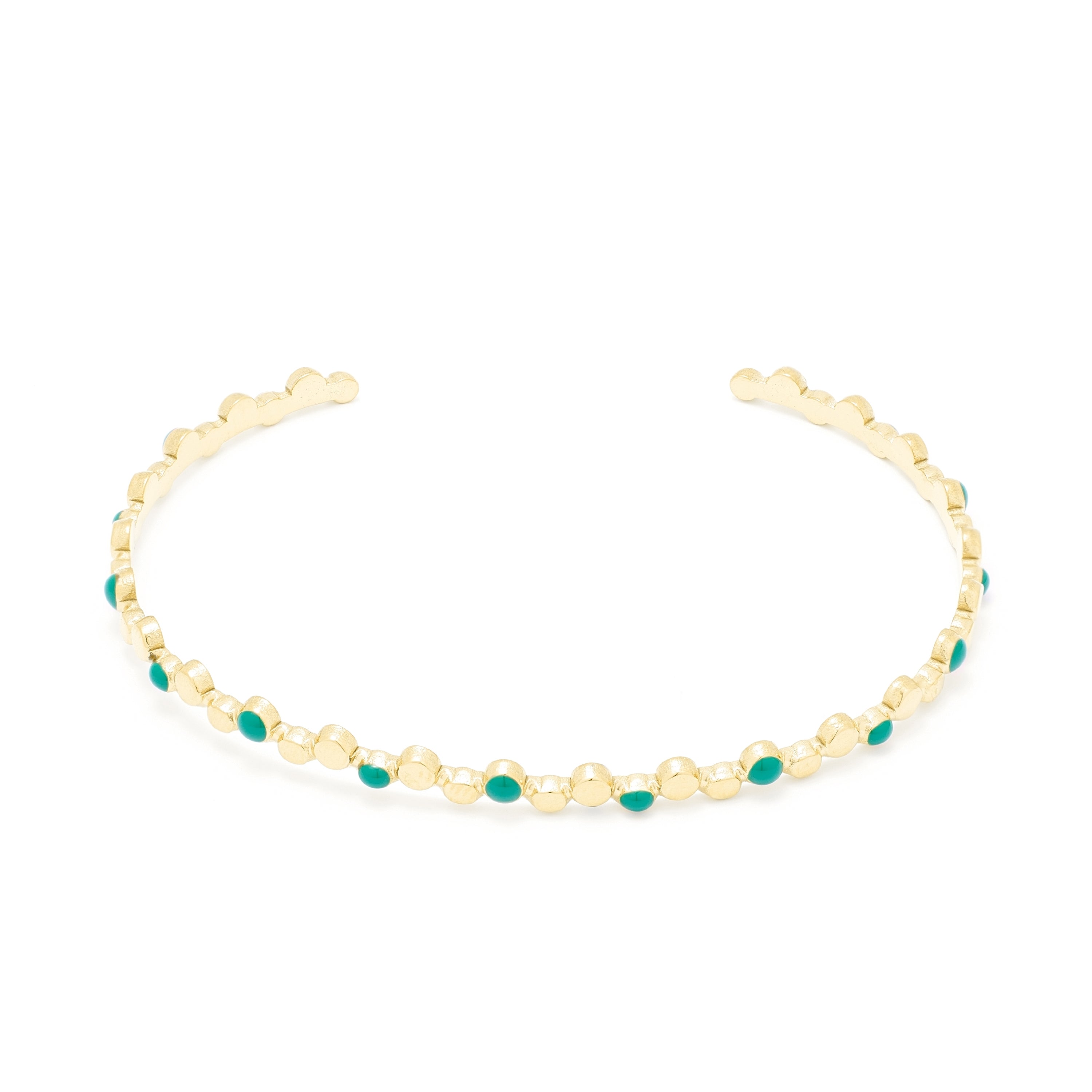 Pulsera acabada en oro amarillo de 18K - Asiron