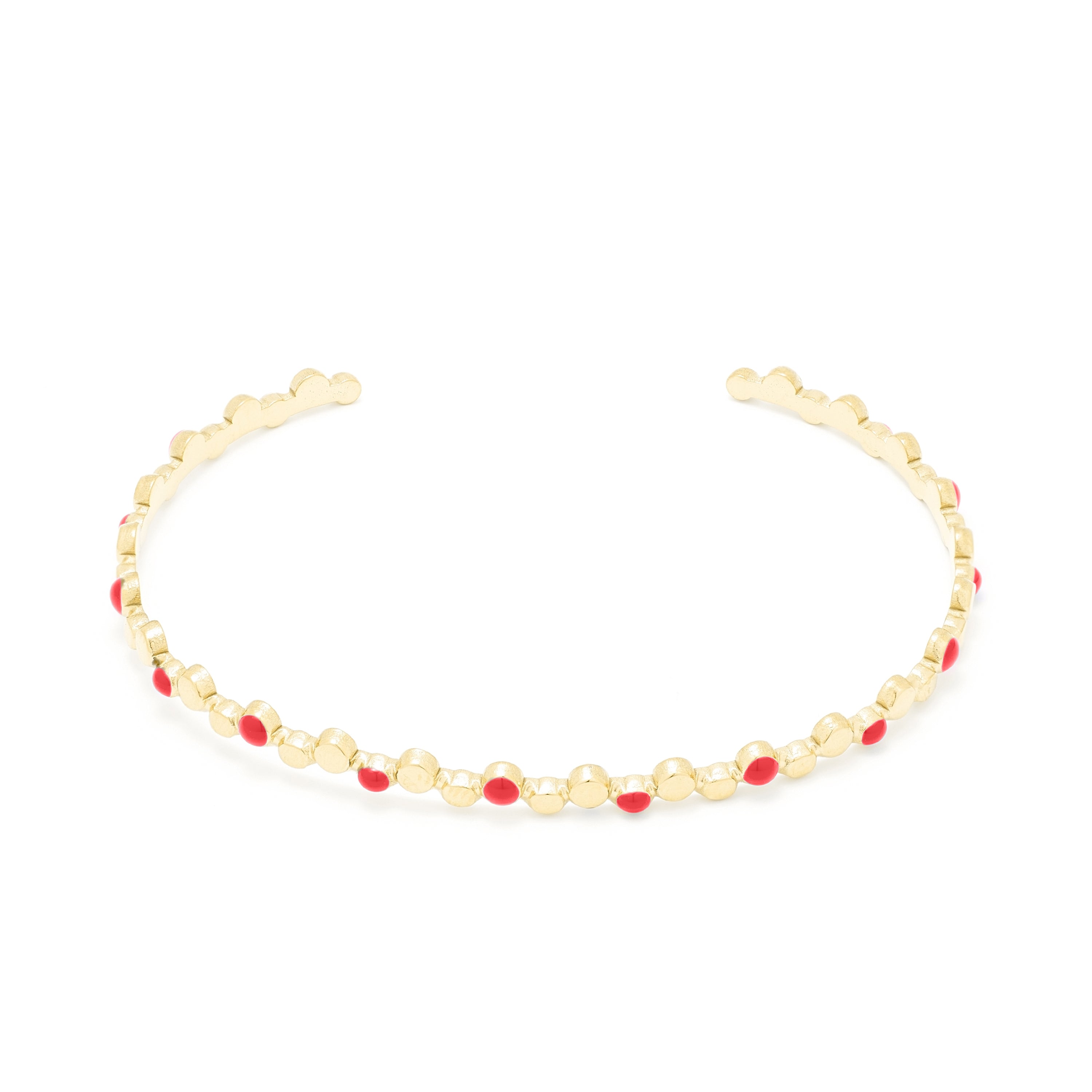 Pulsera acabada en oro amarillo de 18K - Asiron