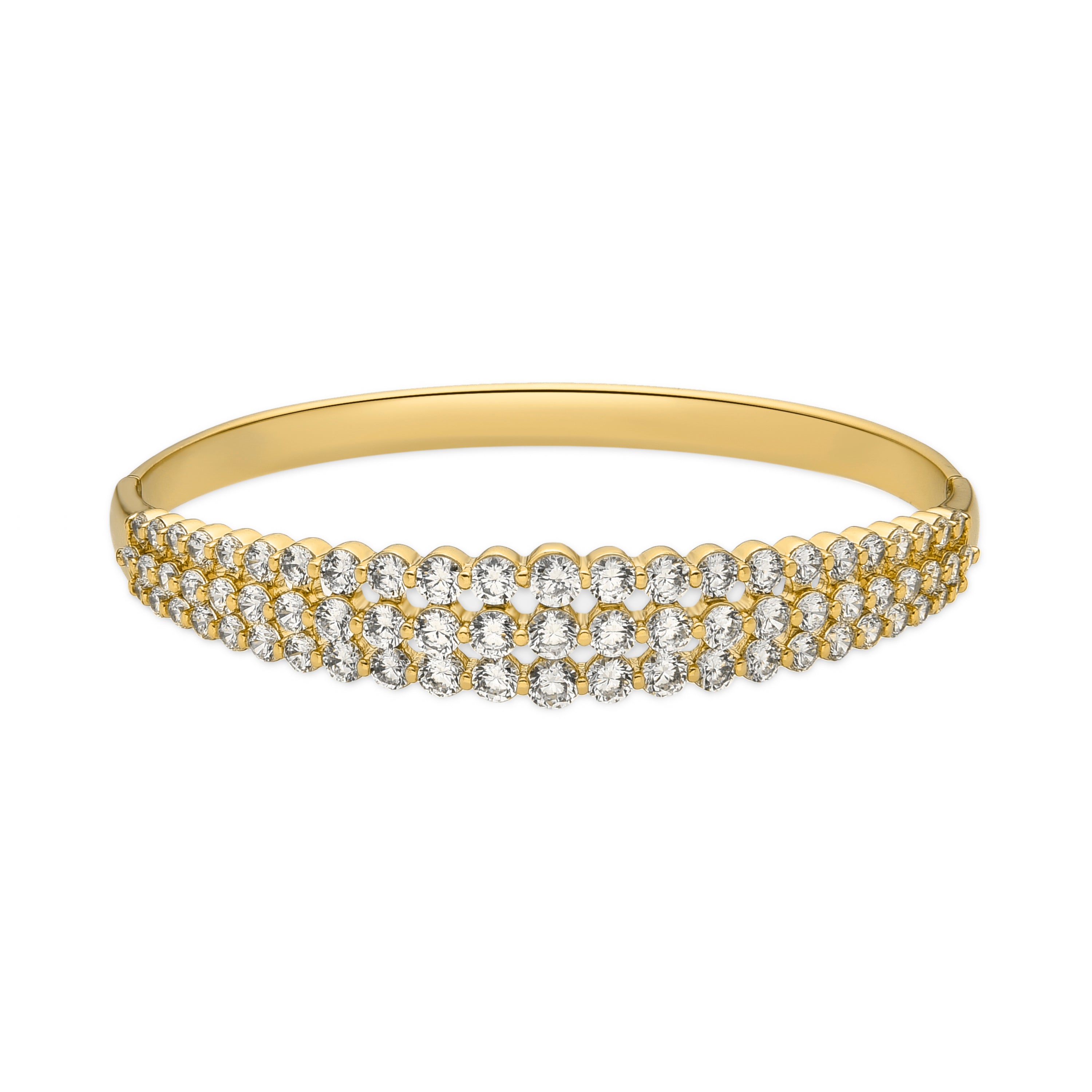 Pulsera con Circonita Brillante acabado oro 18k - Keon